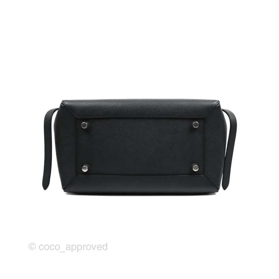 Celine Mini Belt Bag Dark Navy Grained Calfskin Silver Hardware