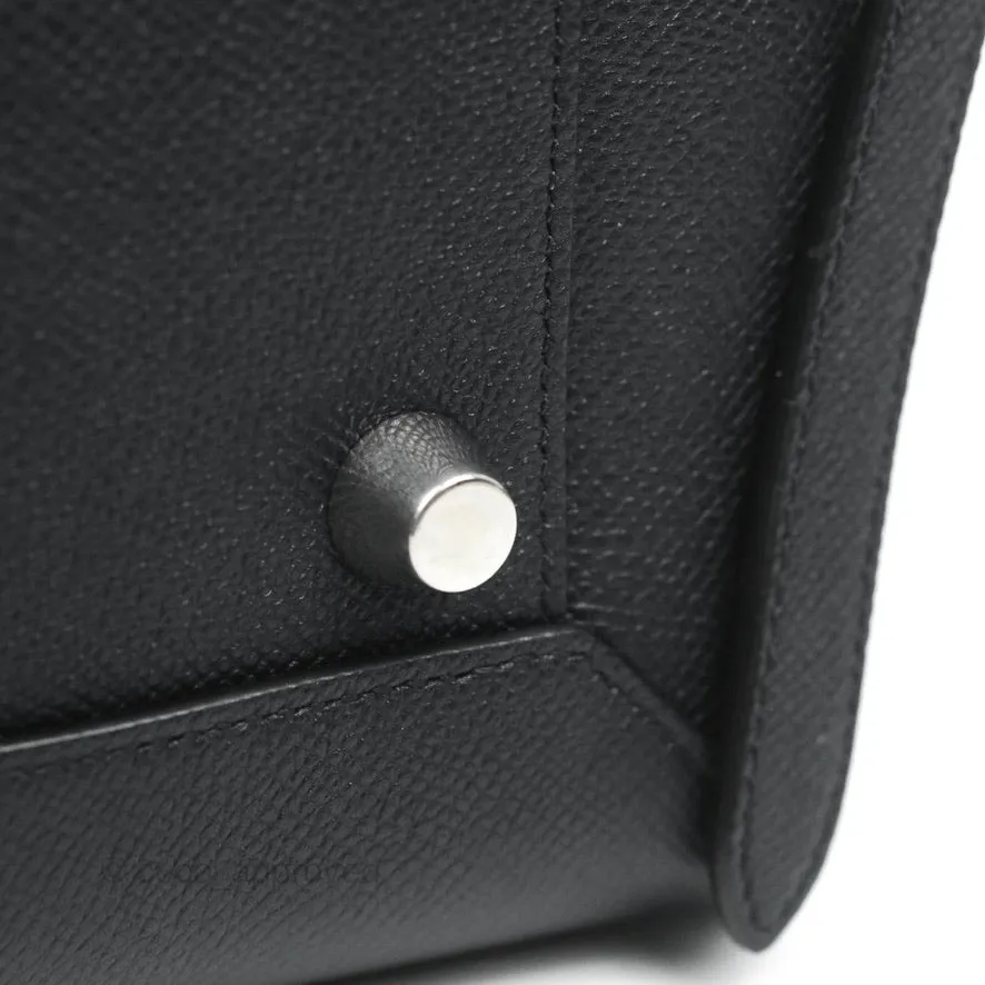 Celine Mini Belt Bag Dark Navy Grained Calfskin Silver Hardware