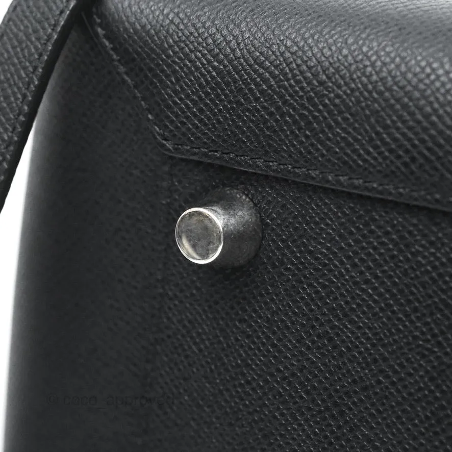 Celine Mini Belt Bag Dark Navy Grained Calfskin Silver Hardware