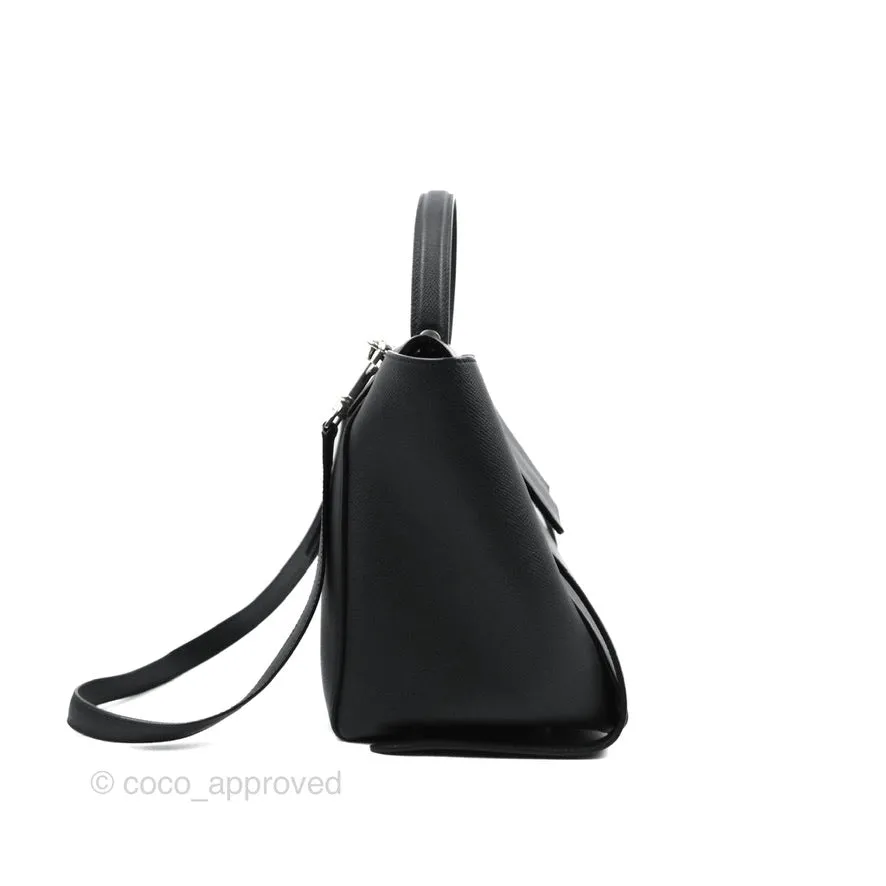 Celine Mini Belt Bag Dark Navy Grained Calfskin Silver Hardware