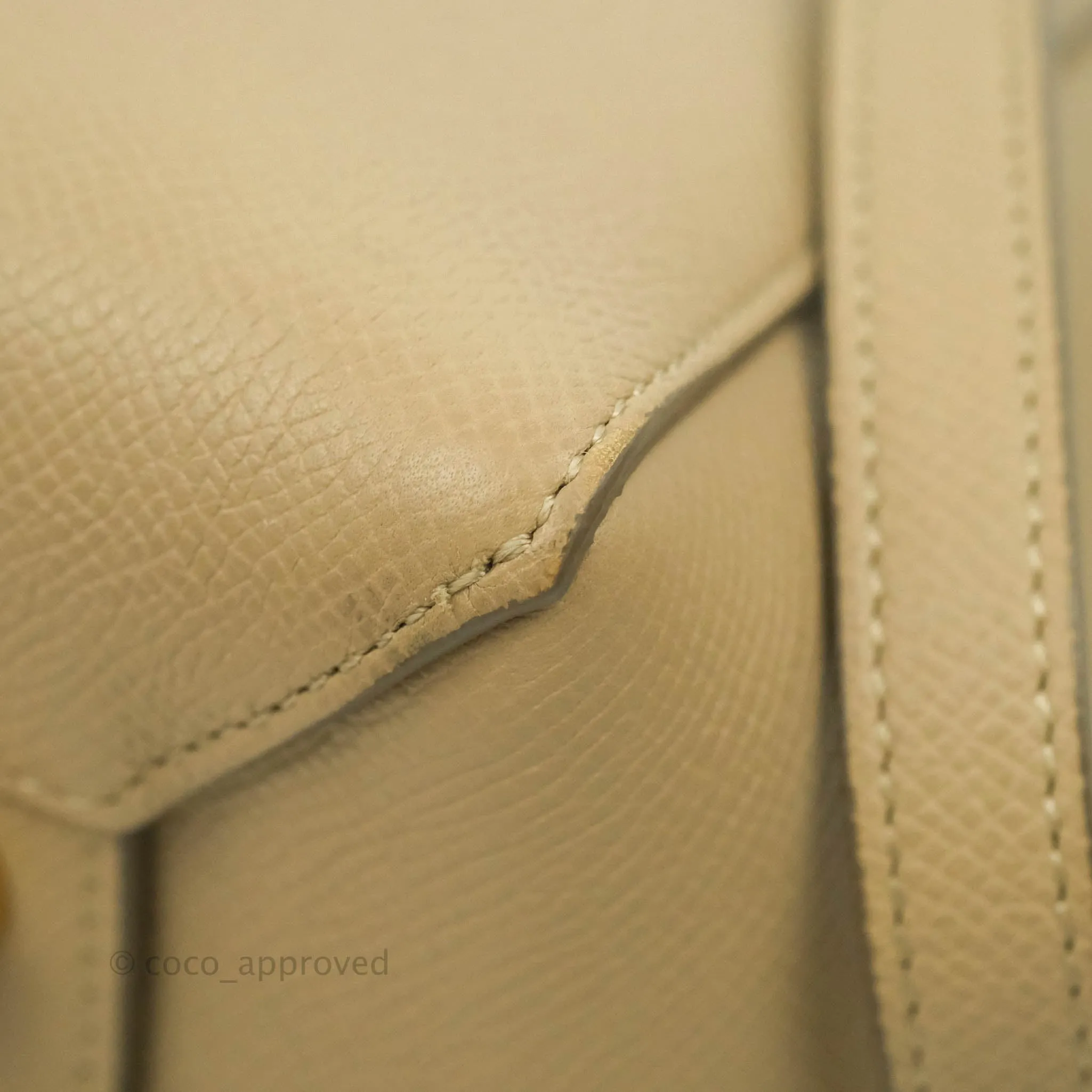 Celine Mini Belt Bag Dune Grained Calfskin Gold Hardware