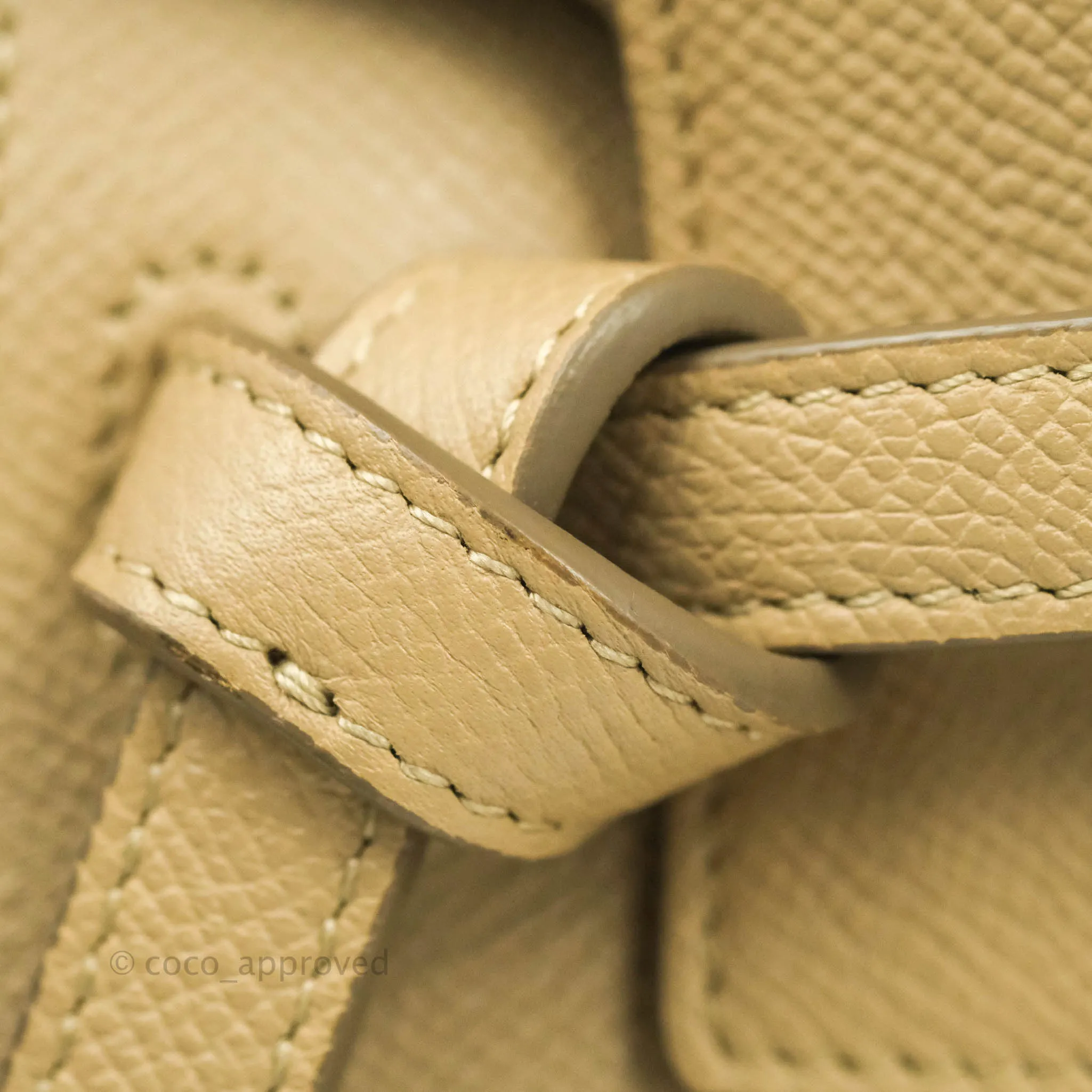 Celine Mini Belt Bag Dune Grained Calfskin Gold Hardware