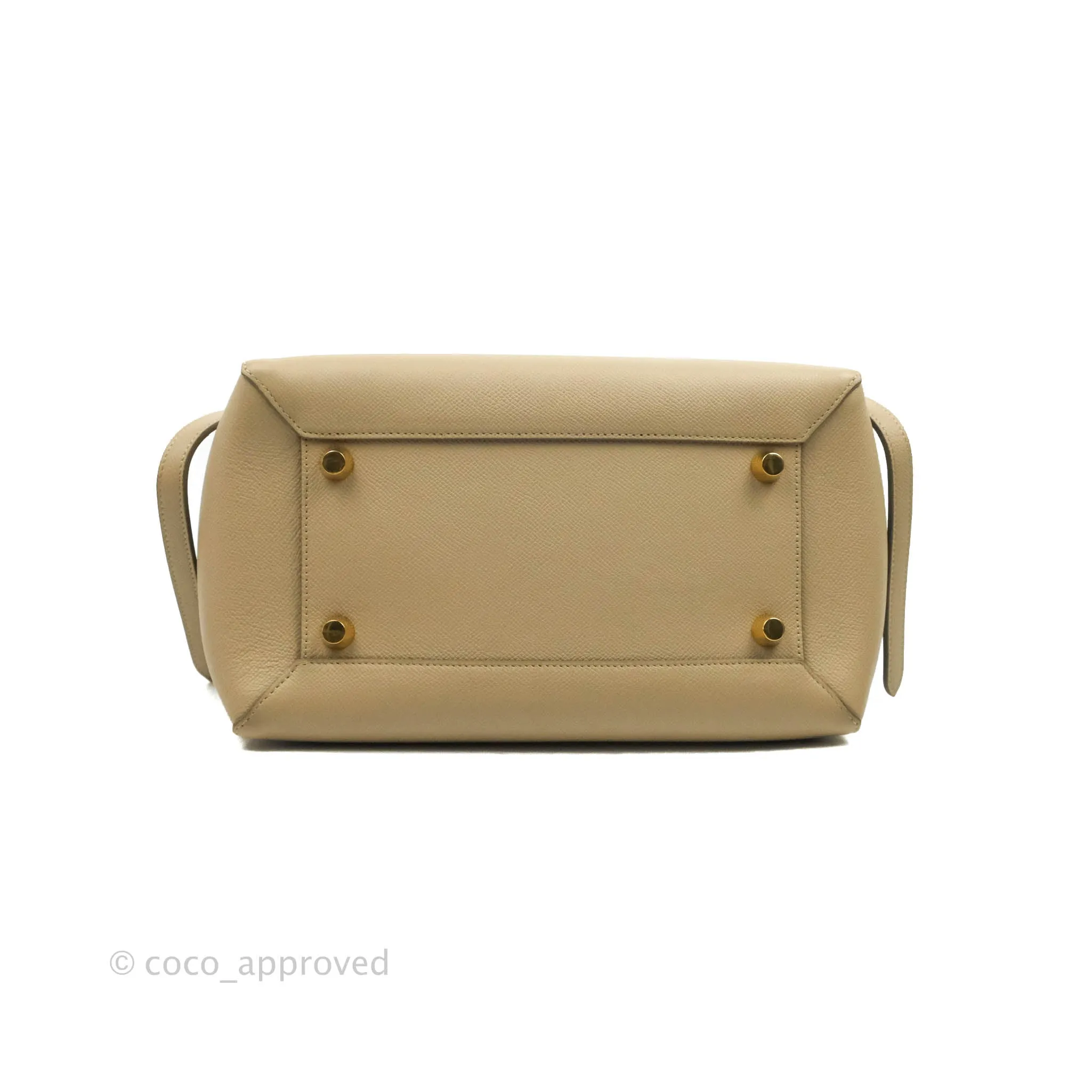 Celine Mini Belt Bag Dune Grained Calfskin Gold Hardware
