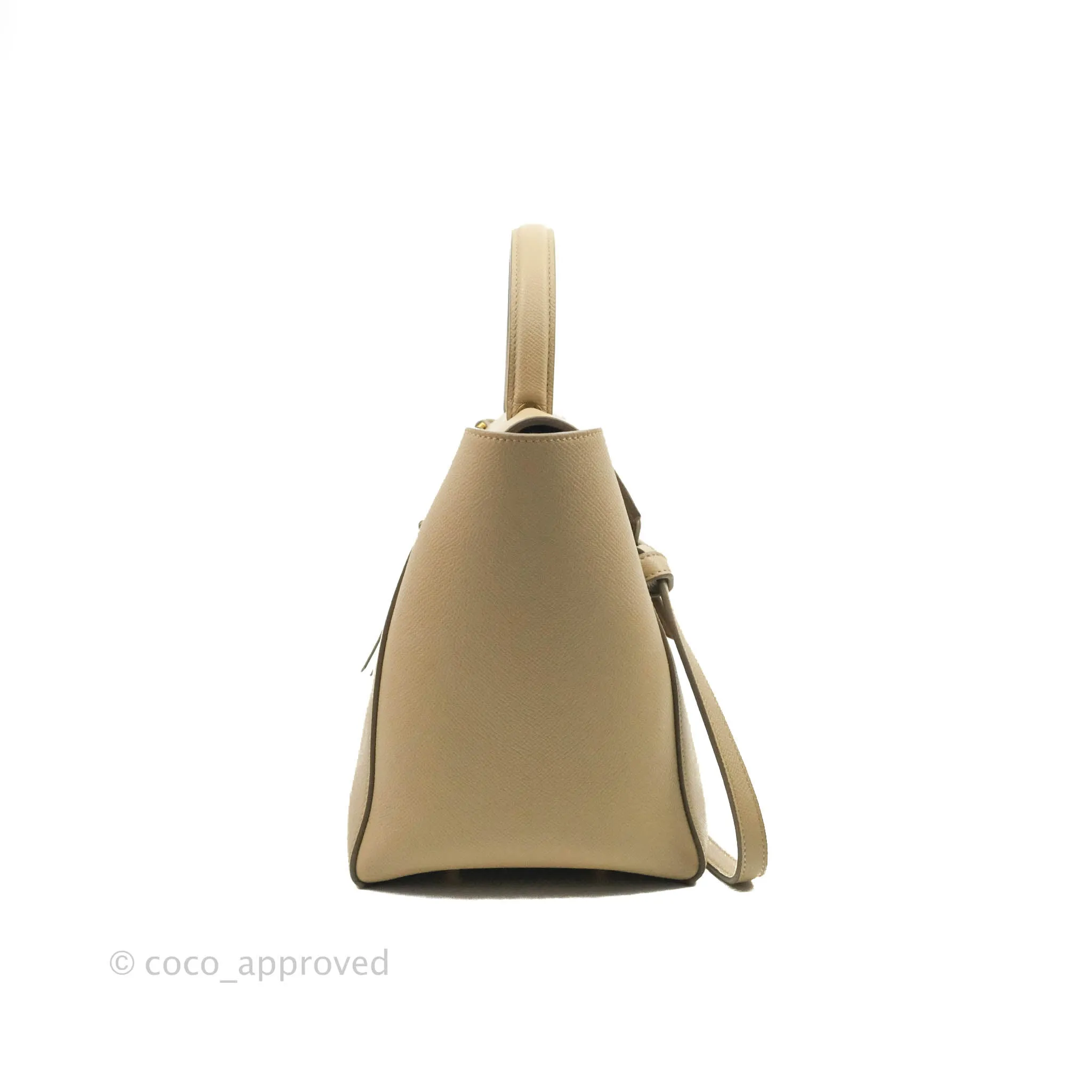 Celine Mini Belt Bag Dune Grained Calfskin Gold Hardware