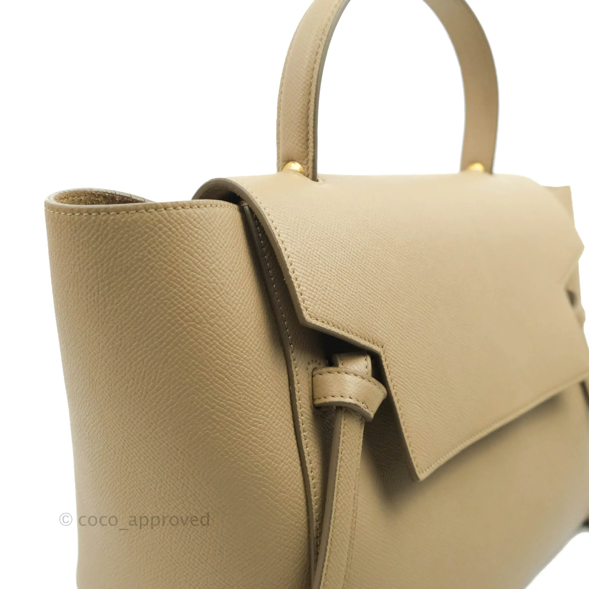 Celine Mini Belt Bag Dune Grained Calfskin Gold Hardware