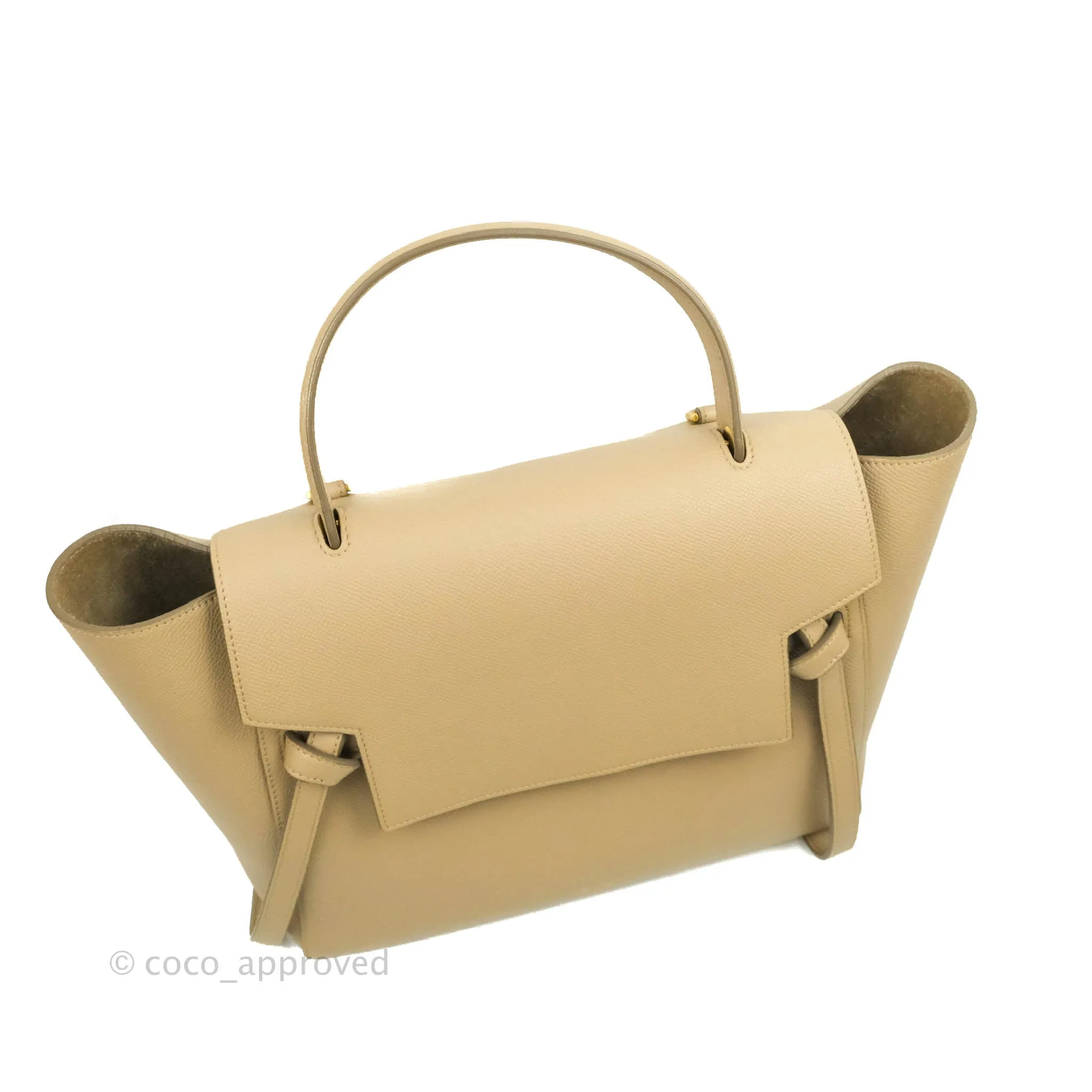 Celine Mini Belt Bag Dune Grained Calfskin Gold Hardware