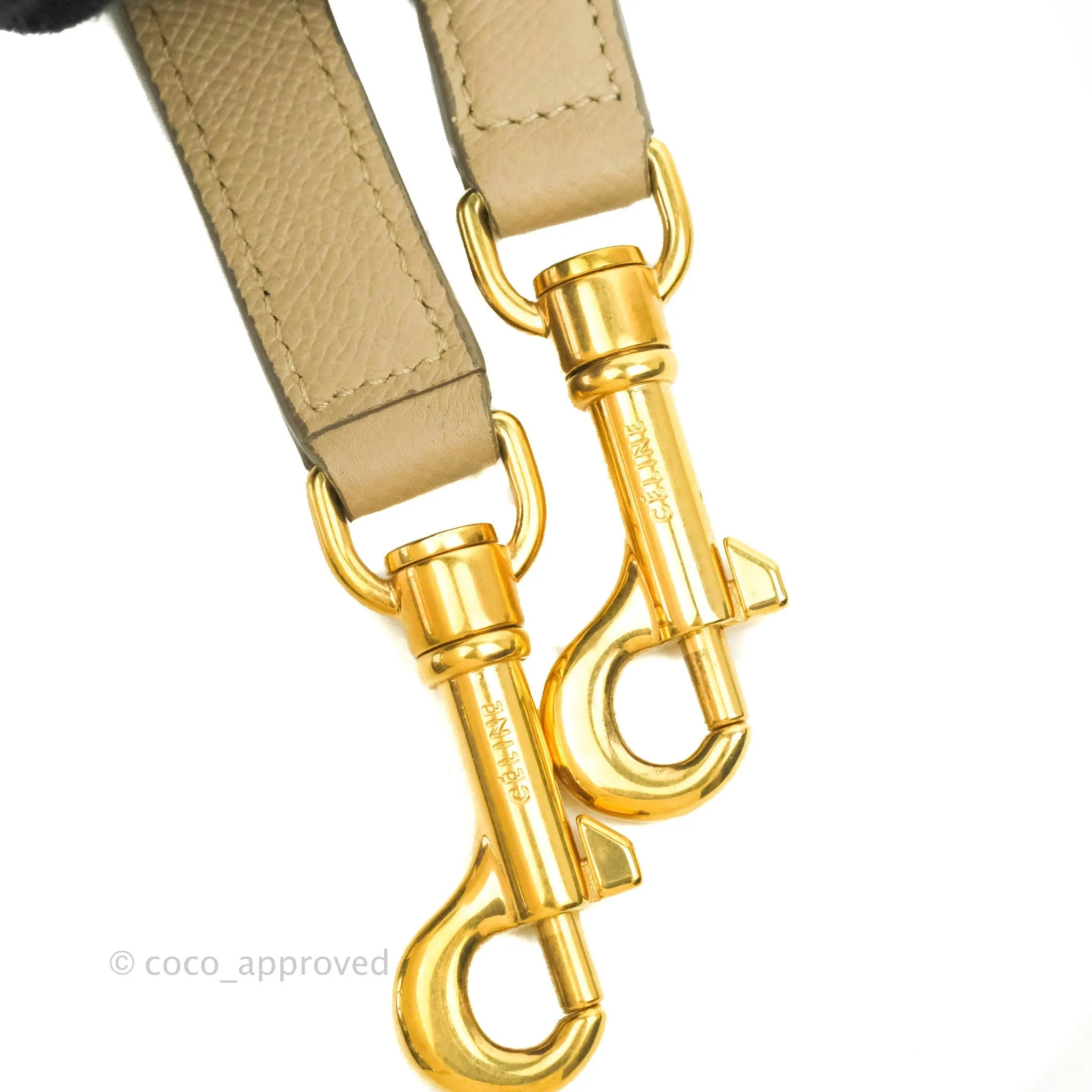 Celine Mini Belt Bag Dune Grained Calfskin Gold Hardware