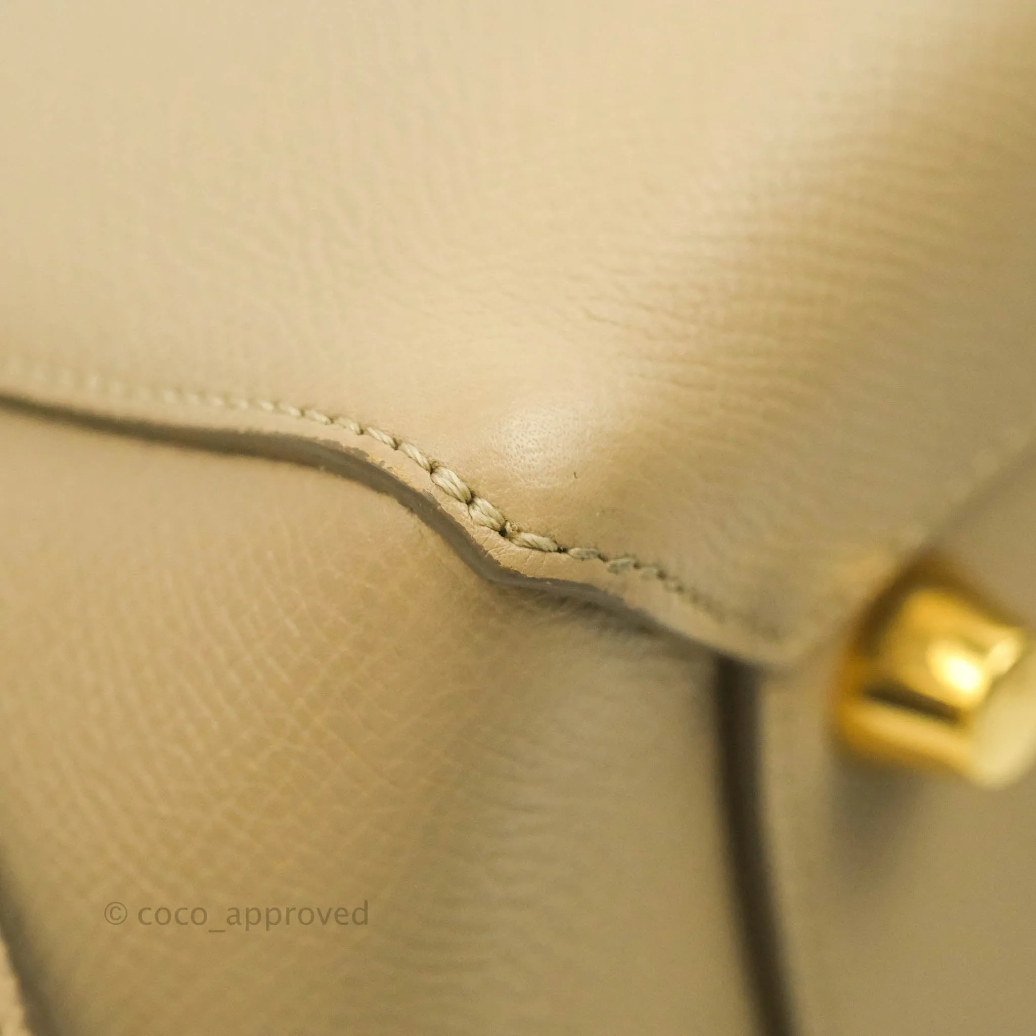 Celine Mini Belt Bag Dune Grained Calfskin Gold Hardware