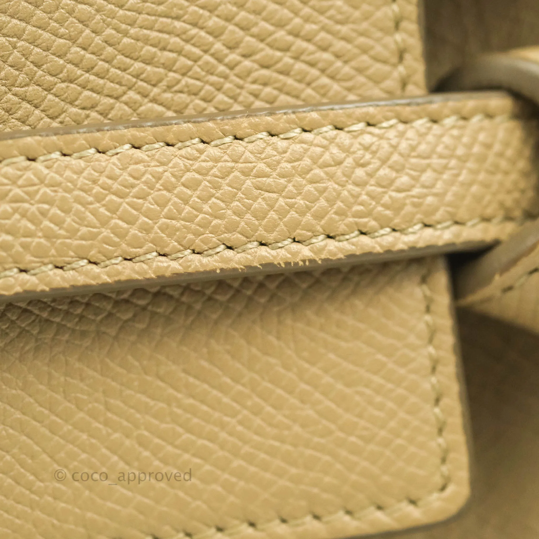 Celine Mini Belt Bag Dune Grained Calfskin Gold Hardware