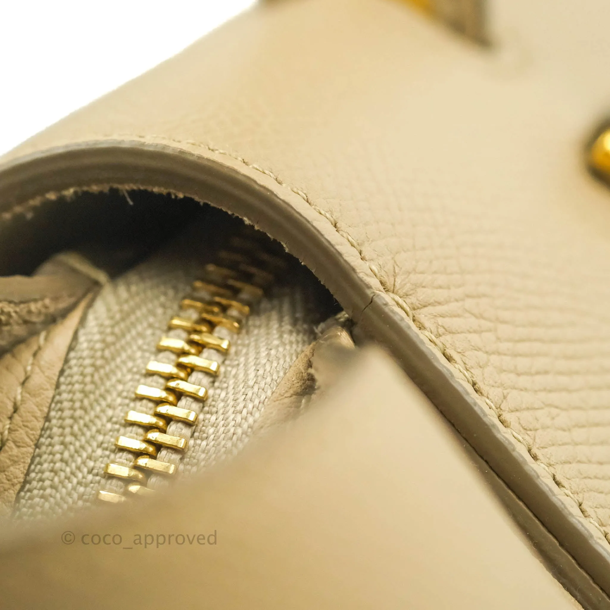 Celine Mini Belt Bag Dune Grained Calfskin Gold Hardware