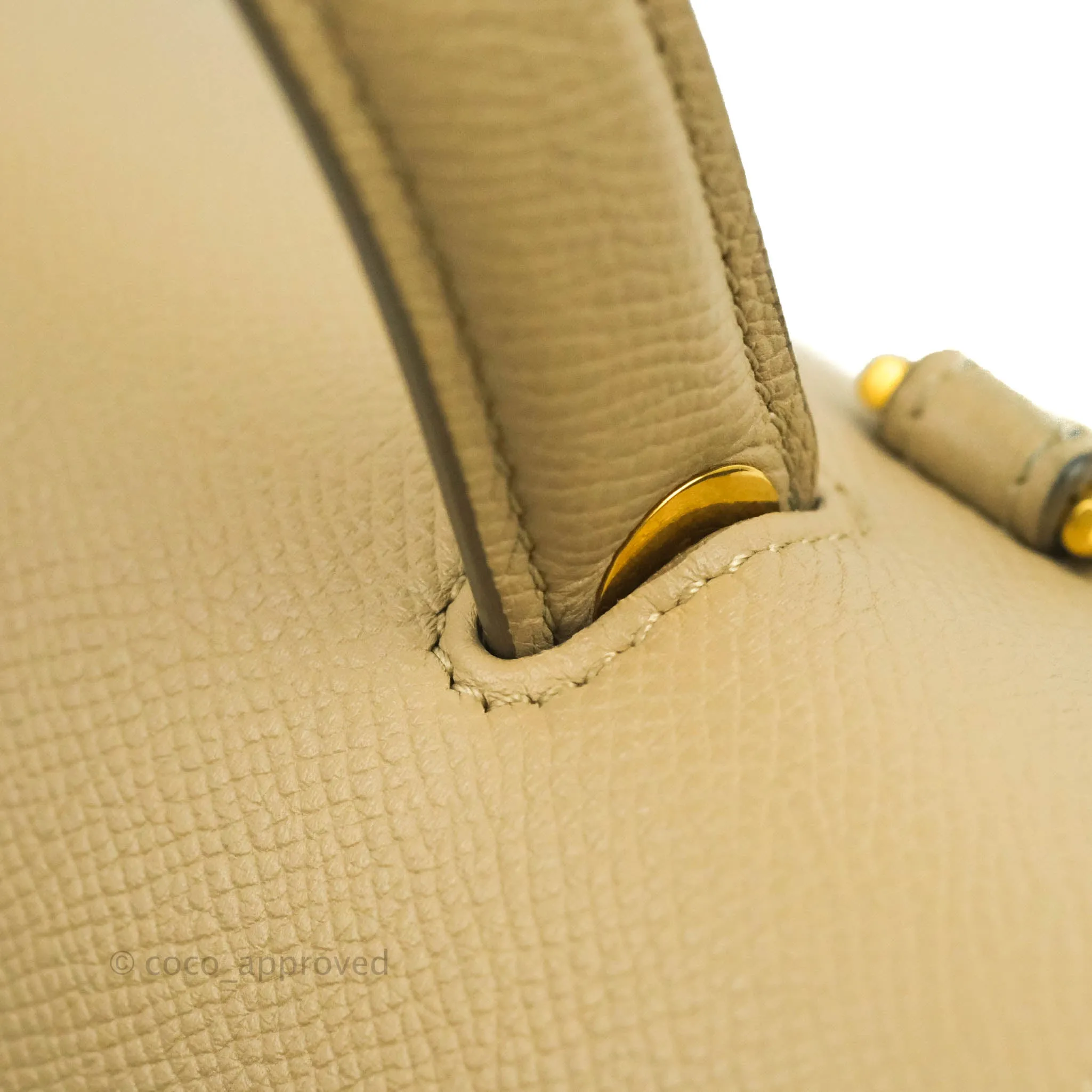 Celine Mini Belt Bag Dune Grained Calfskin Gold Hardware