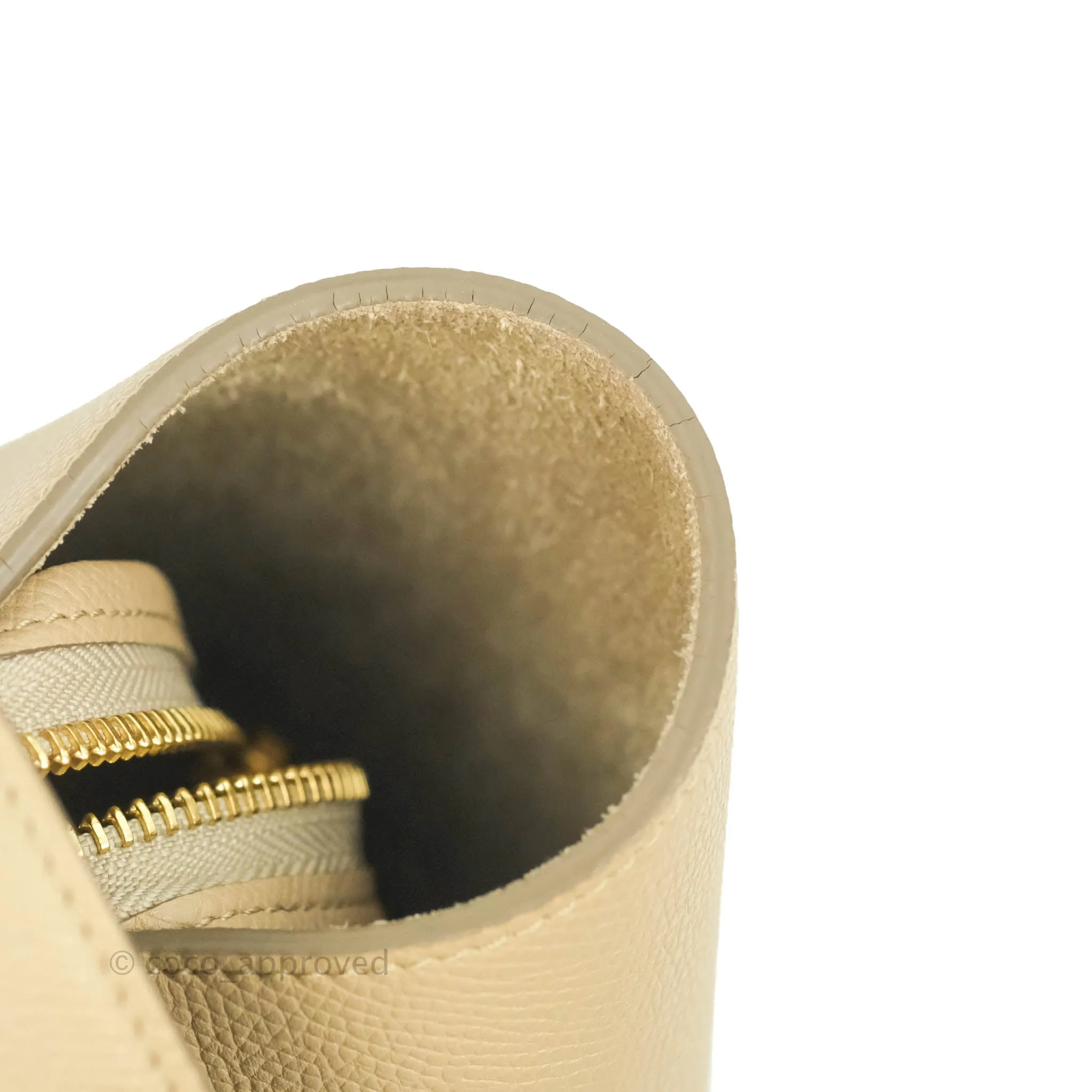 Celine Mini Belt Bag Dune Grained Calfskin Gold Hardware