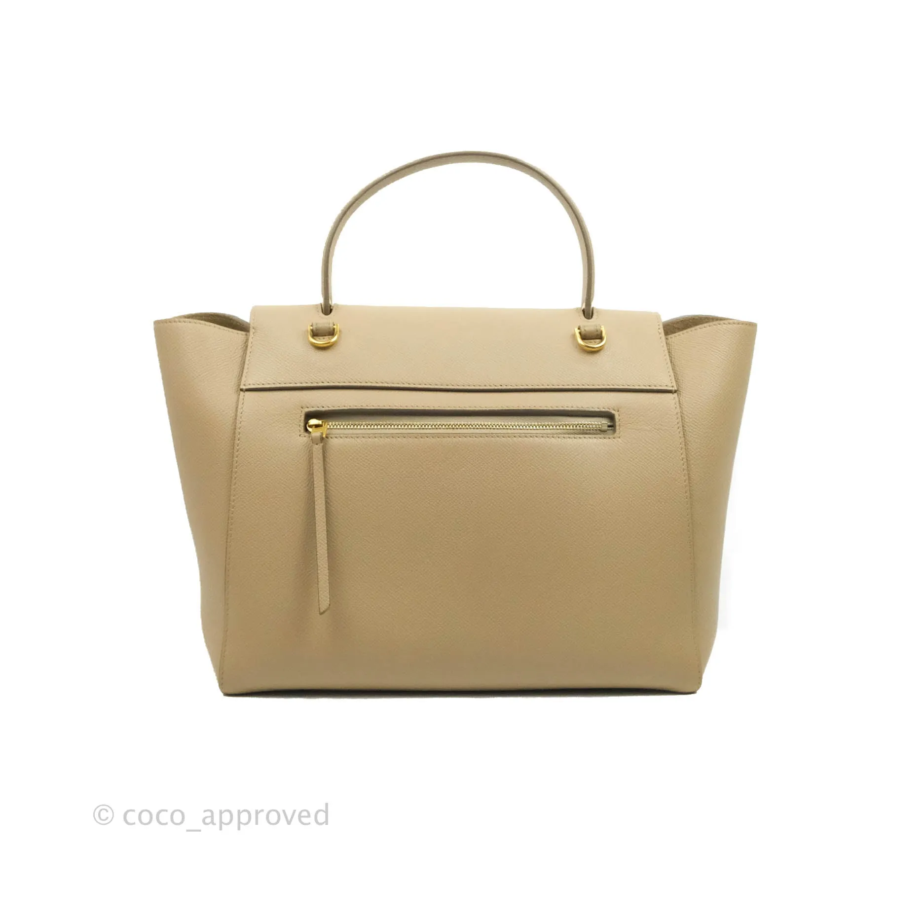 Celine Mini Belt Bag Dune Grained Calfskin Gold Hardware