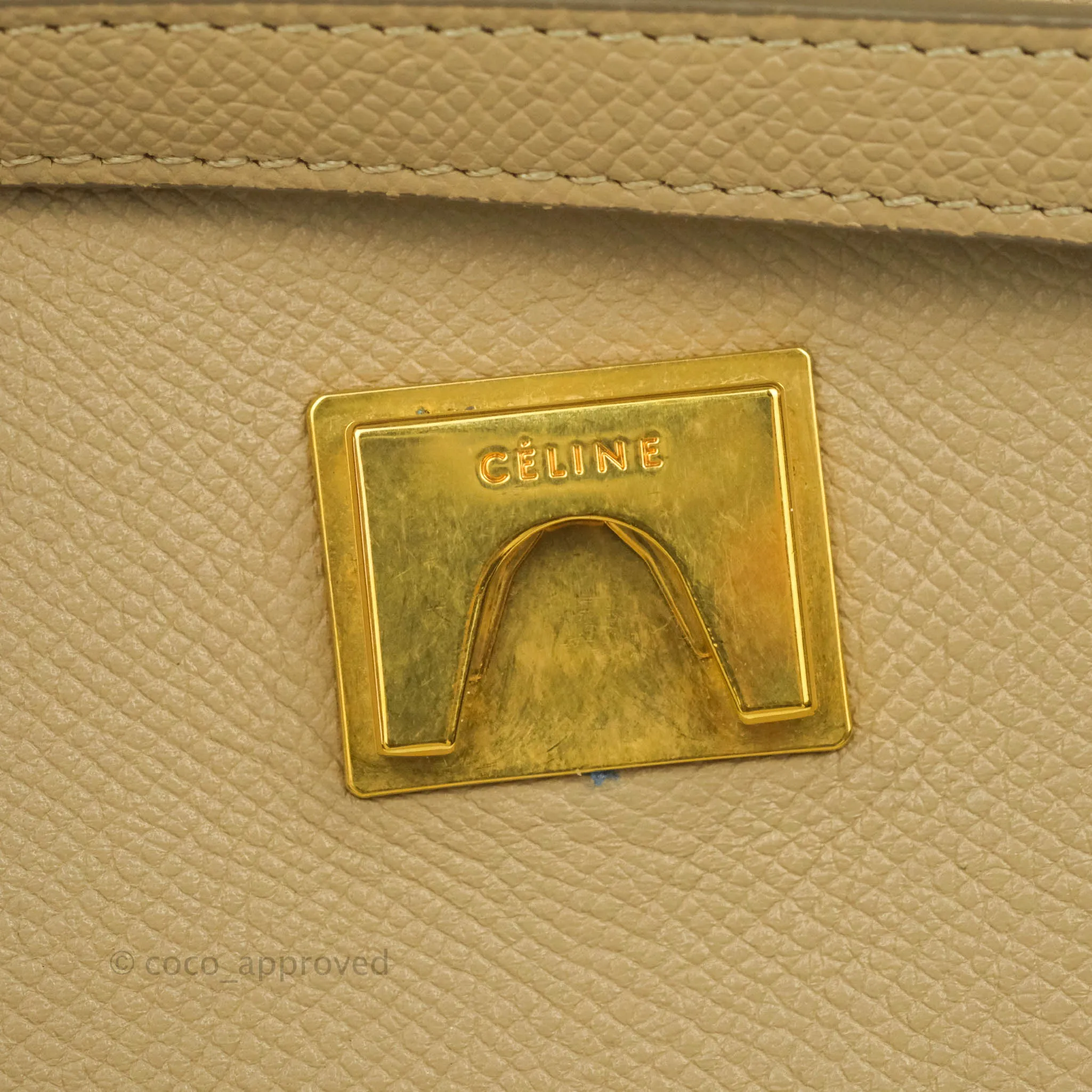 Celine Mini Belt Bag Dune Grained Calfskin Gold Hardware