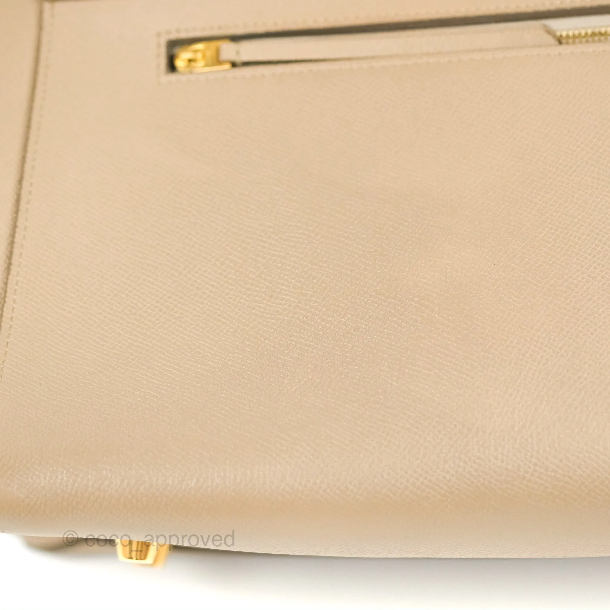 Celine Mini Belt Bag Light Taupe Grained Calfskin Gold Hardware
