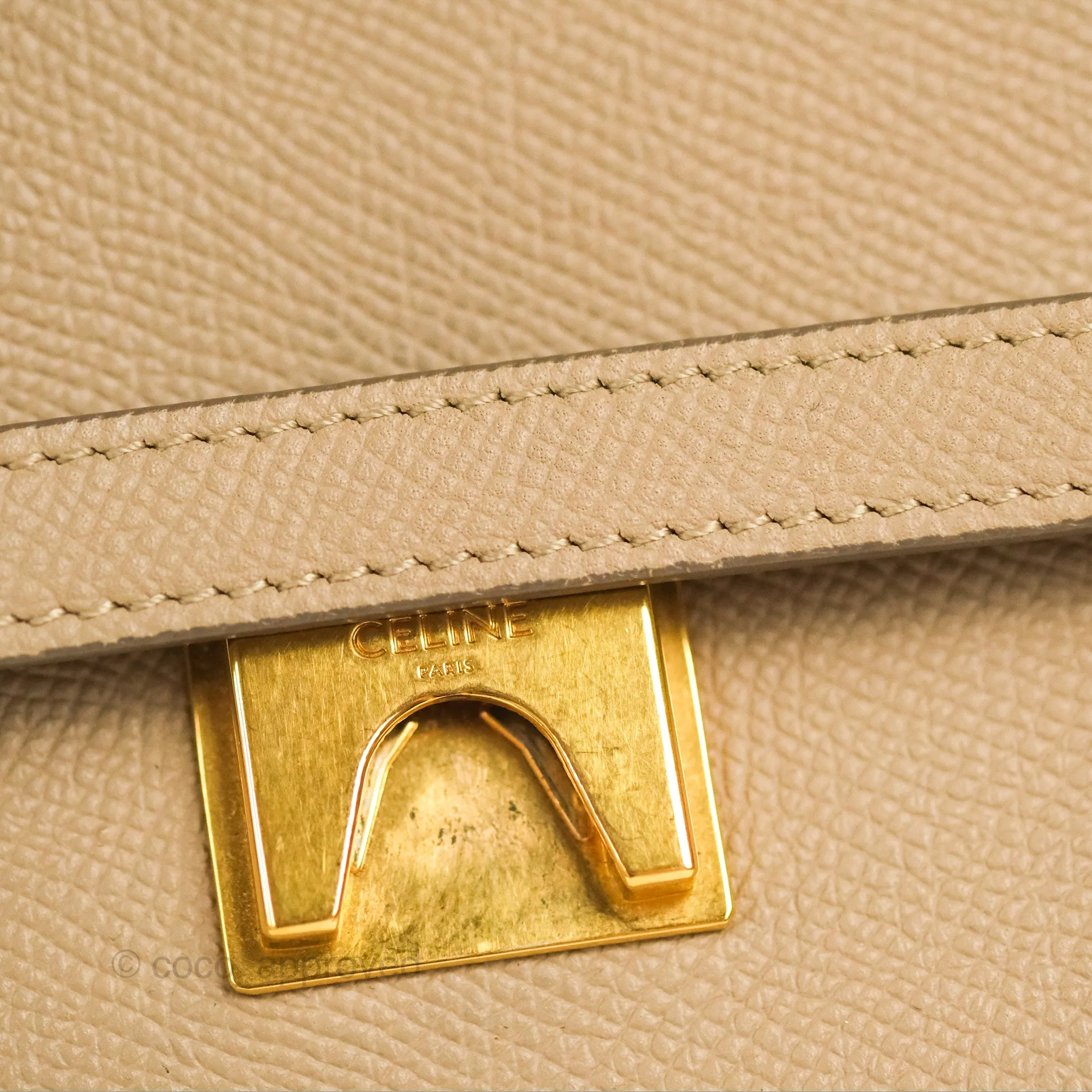 Celine Mini Belt Bag Light Taupe Grained Calfskin Gold Hardware
