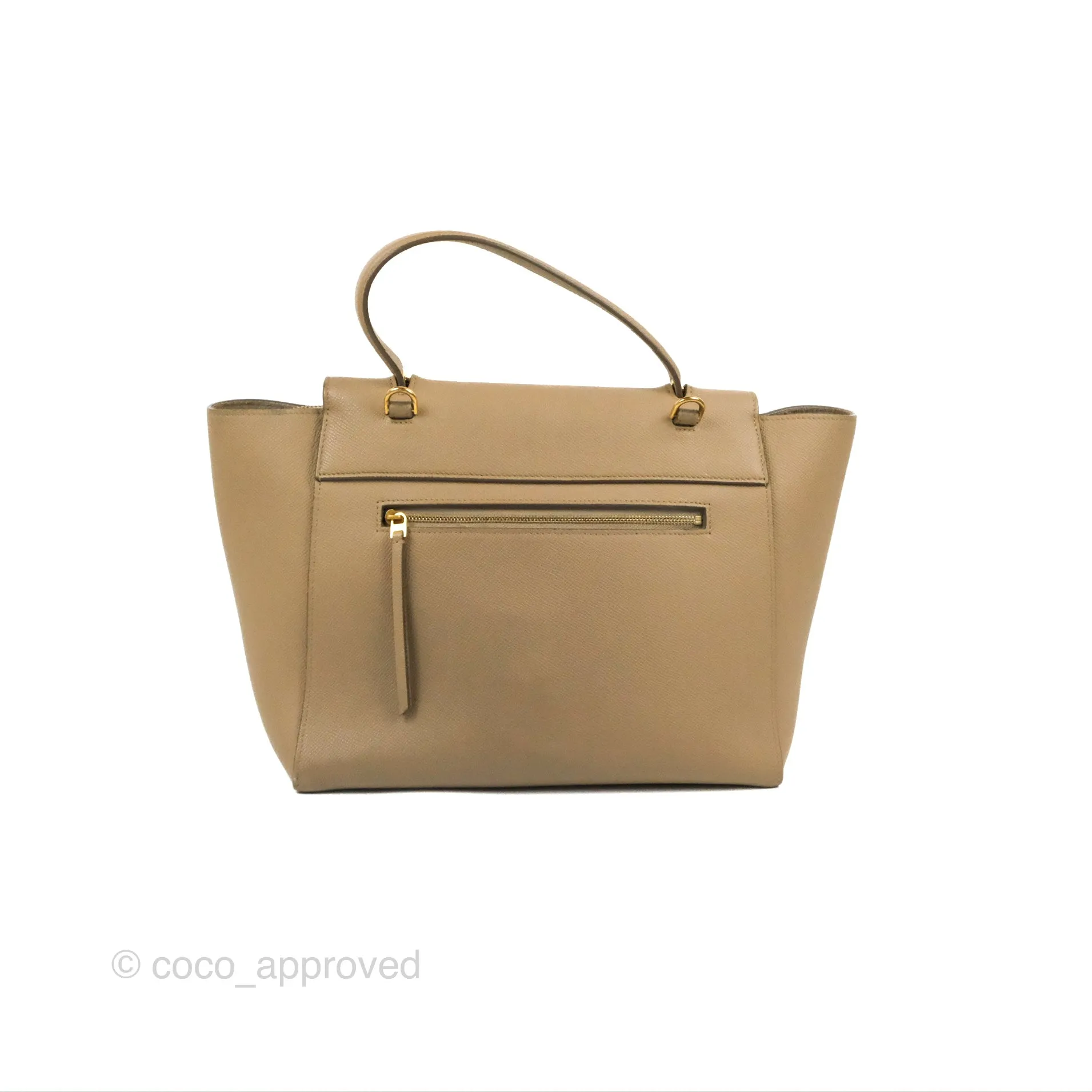 Celine Mini Belt Bag Light Taupe Grained Calfskin Gold Hardware