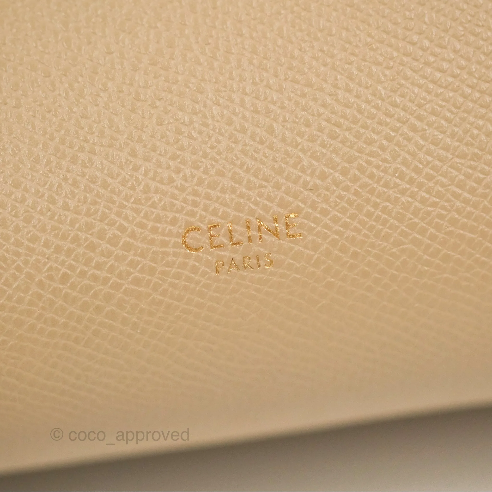 Celine Mini Belt Bag Light Taupe Grained Calfskin Gold Hardware