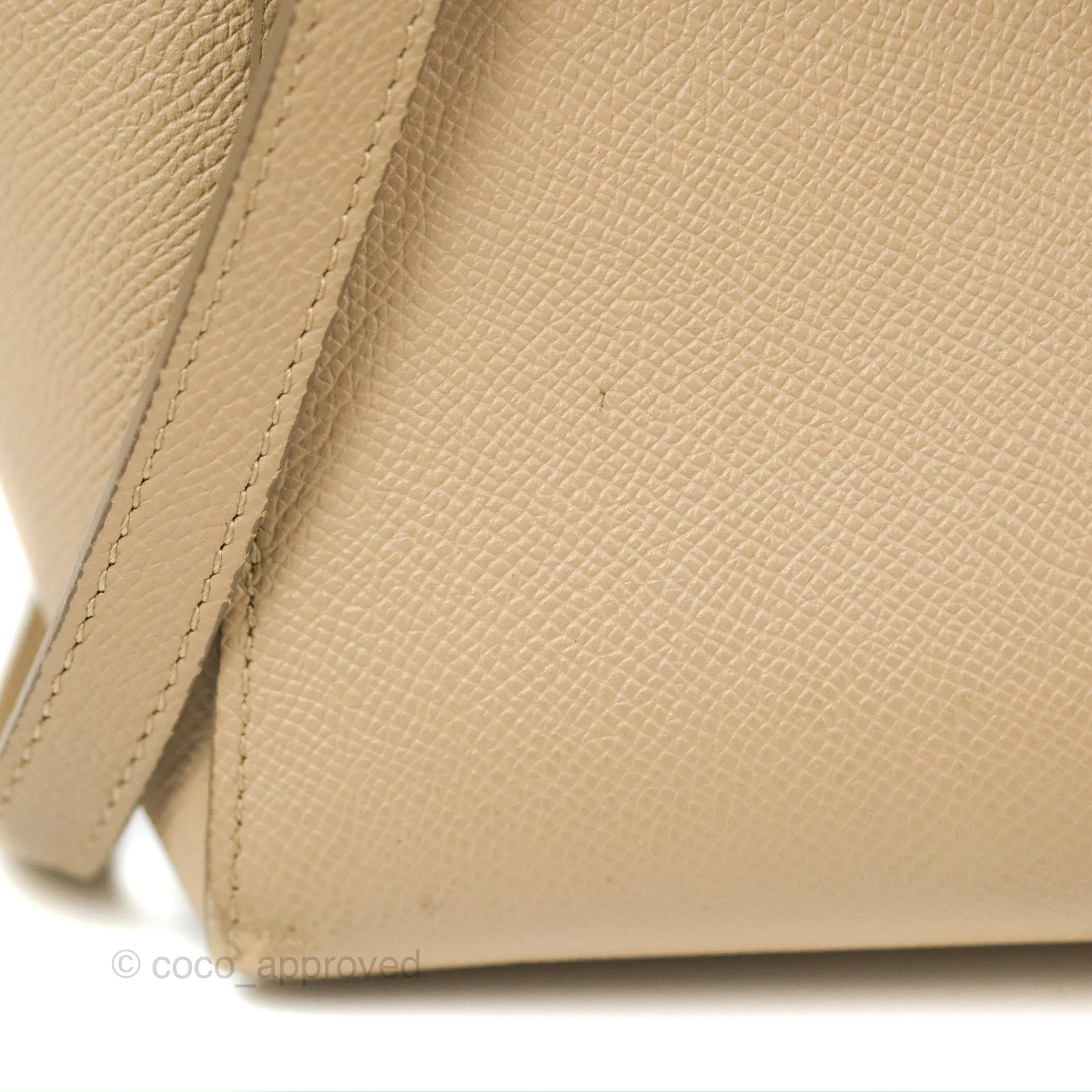 Celine Mini Belt Bag Light Taupe Grained Calfskin Gold Hardware