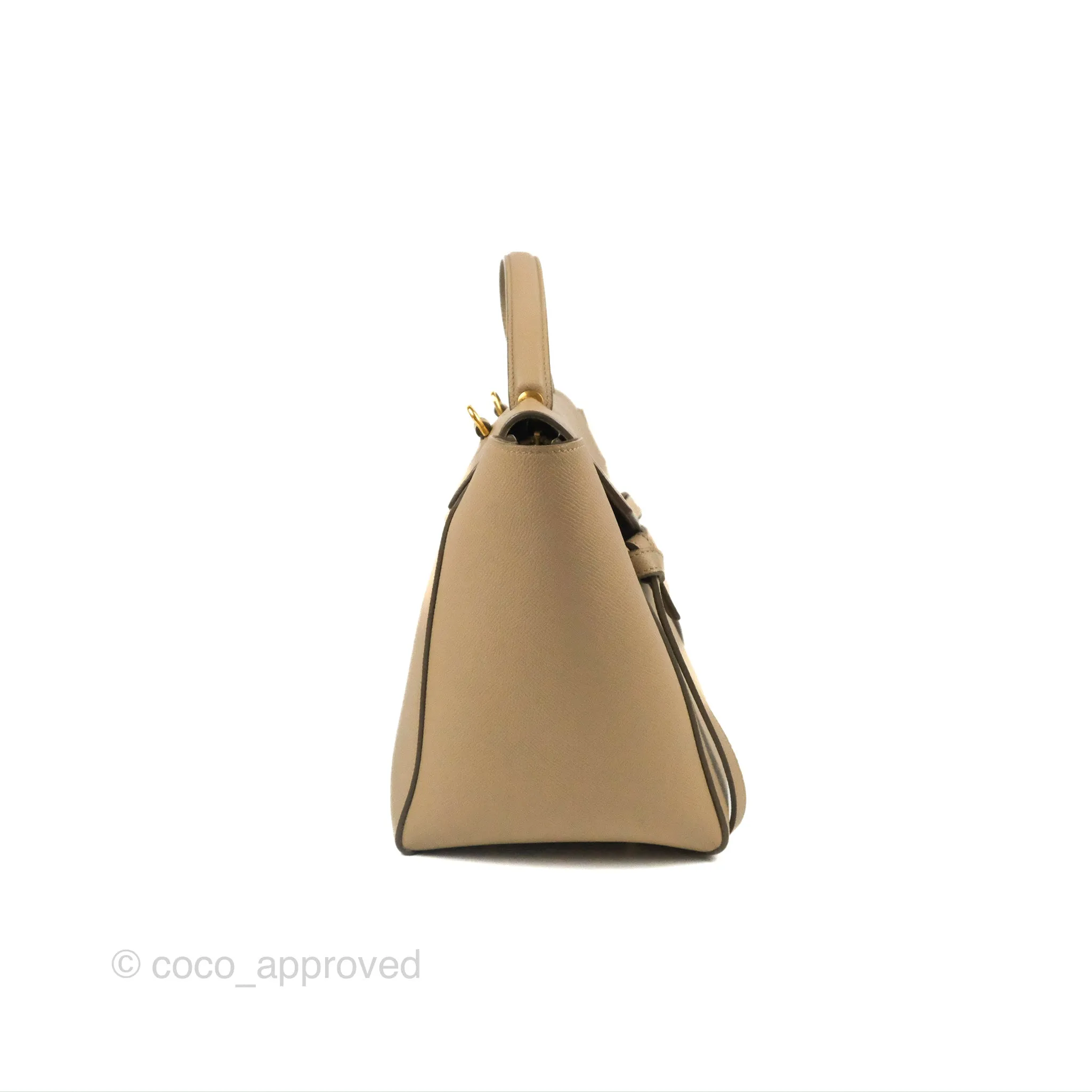 Celine Mini Belt Bag Light Taupe Grained Calfskin Gold Hardware