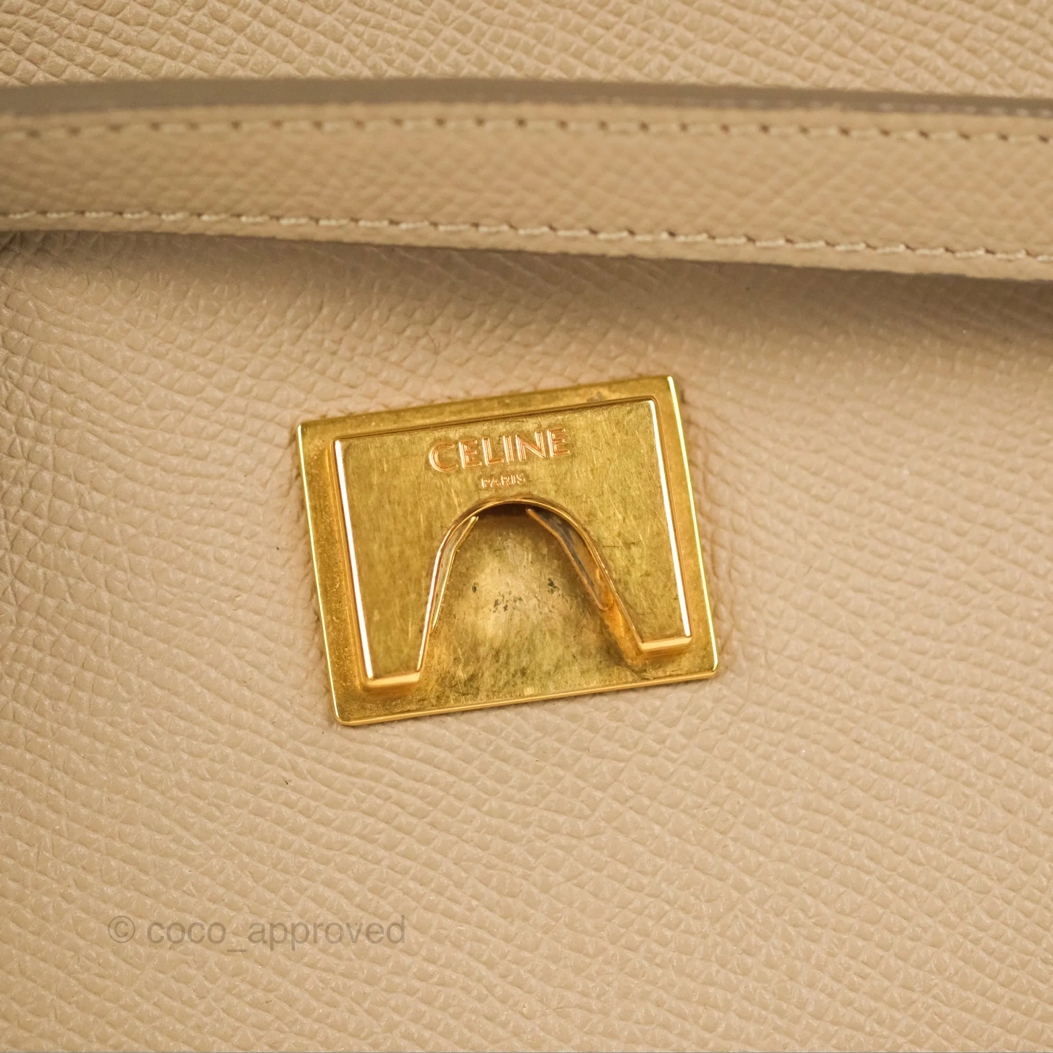 Celine Mini Belt Bag Light Taupe Grained Calfskin Gold Hardware