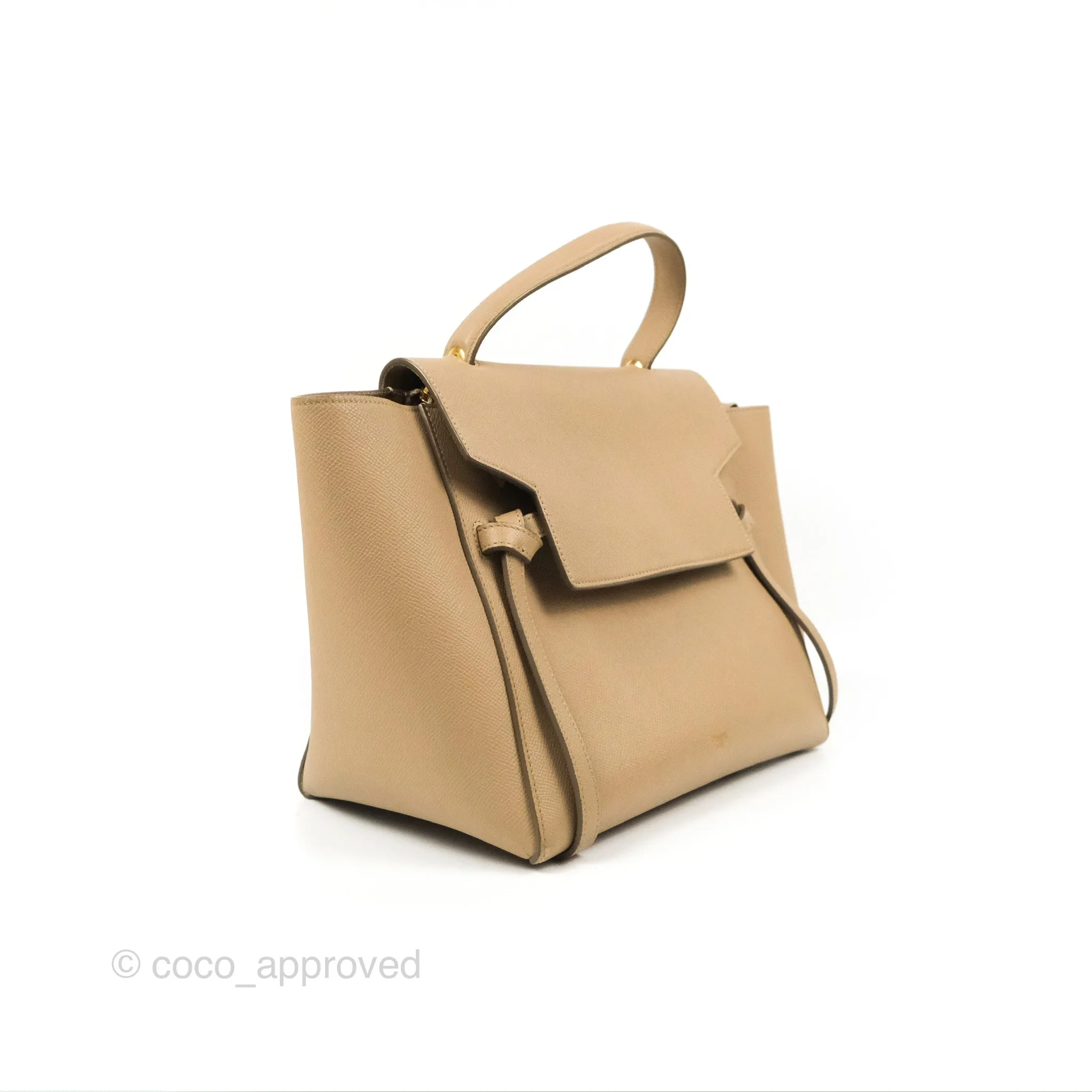 Celine Mini Belt Bag Light Taupe Grained Calfskin Gold Hardware