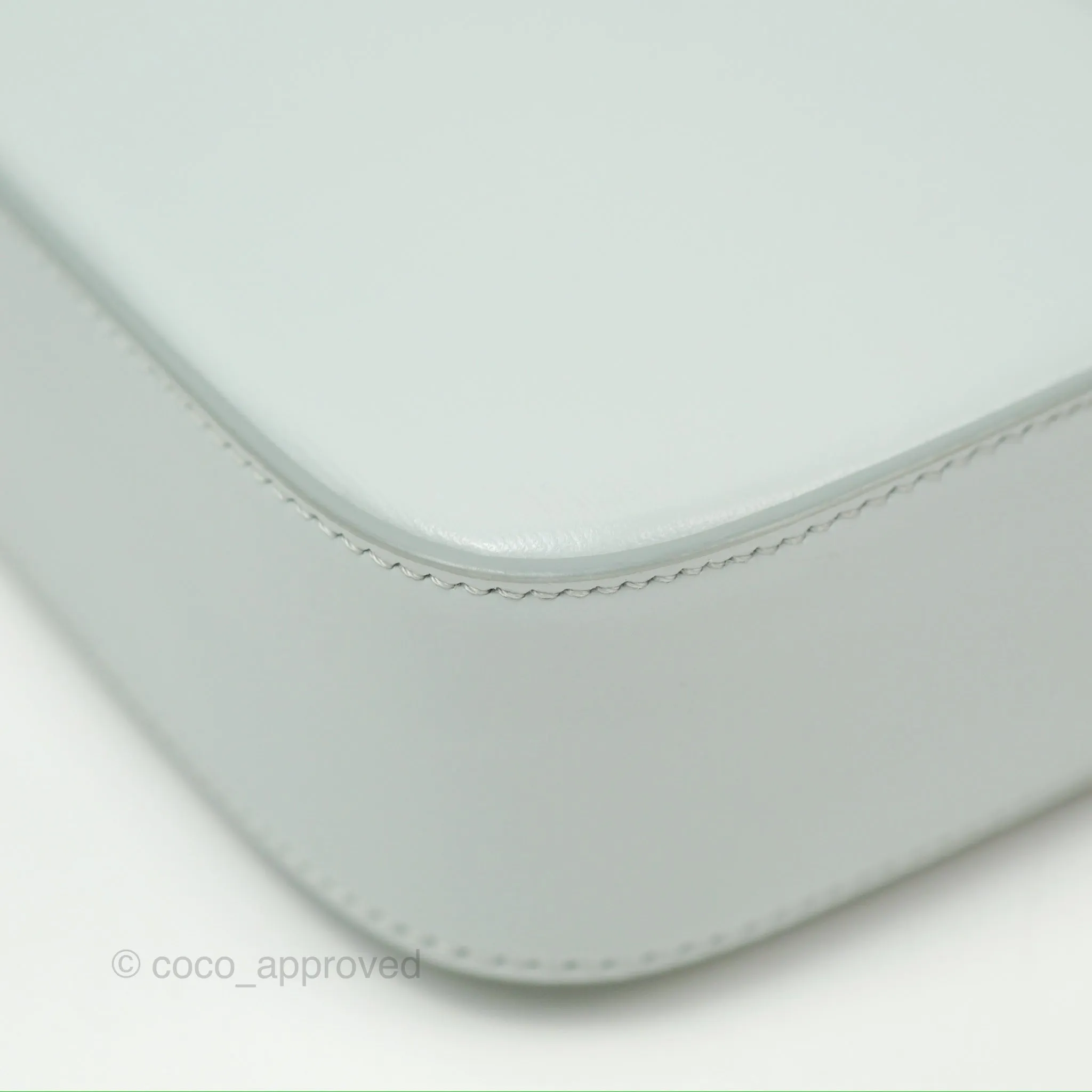 Celine Mini Claude Triomphe Bag Shiny Calfskin Soft Blue