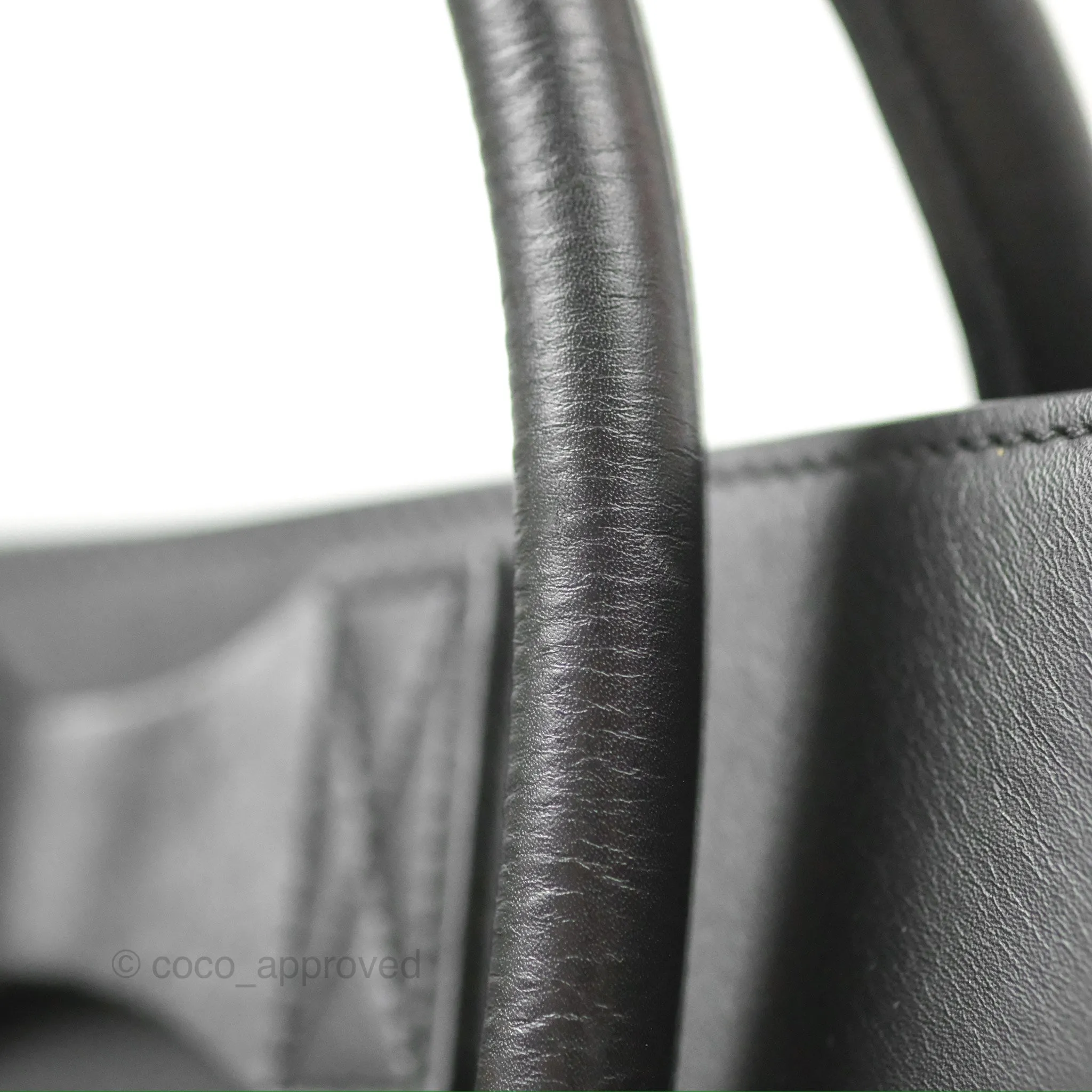 Celine Mini Luggage Bag Black/Brown/Ivory Calfskin