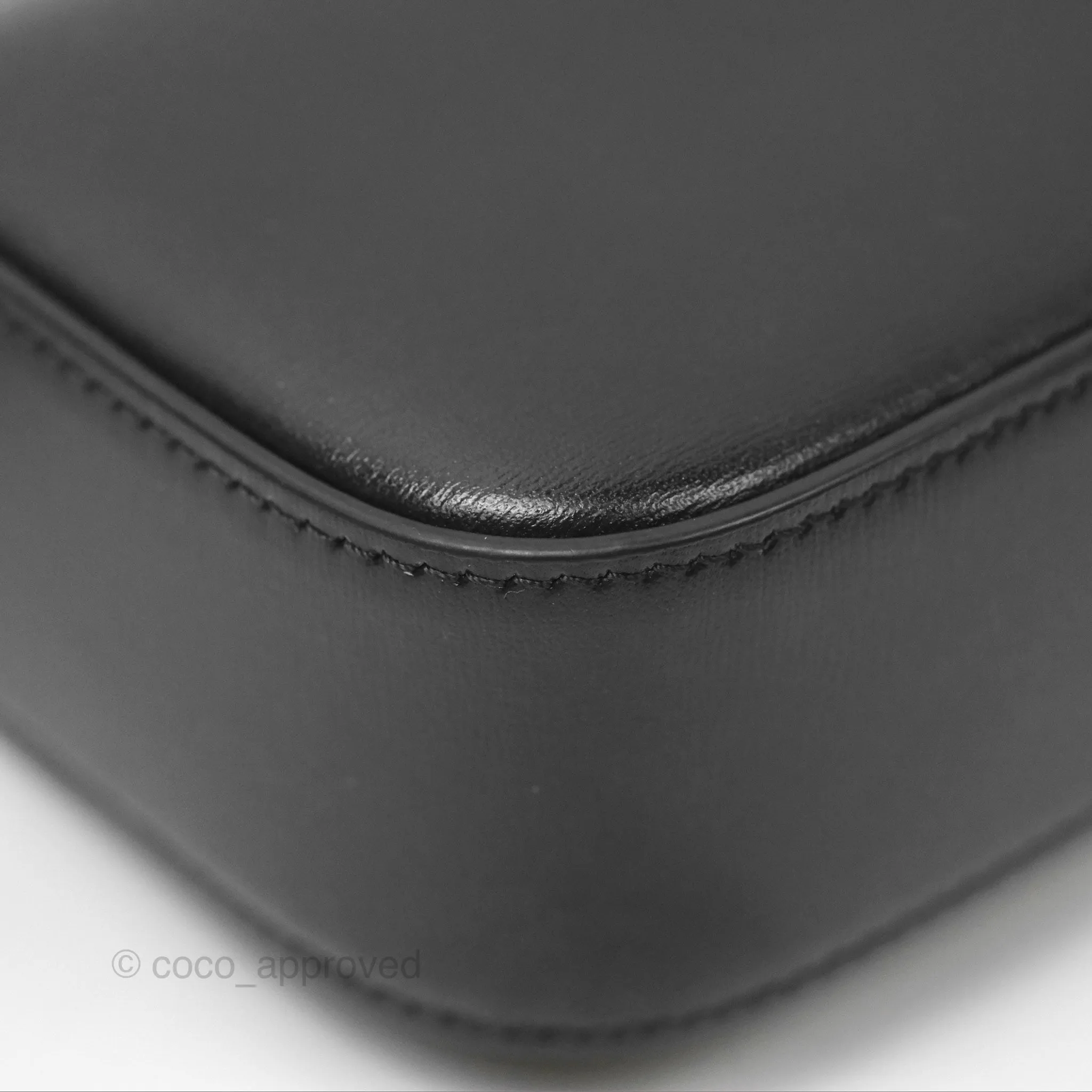 Celine Mini Triomphe Shiny Calfskin Black