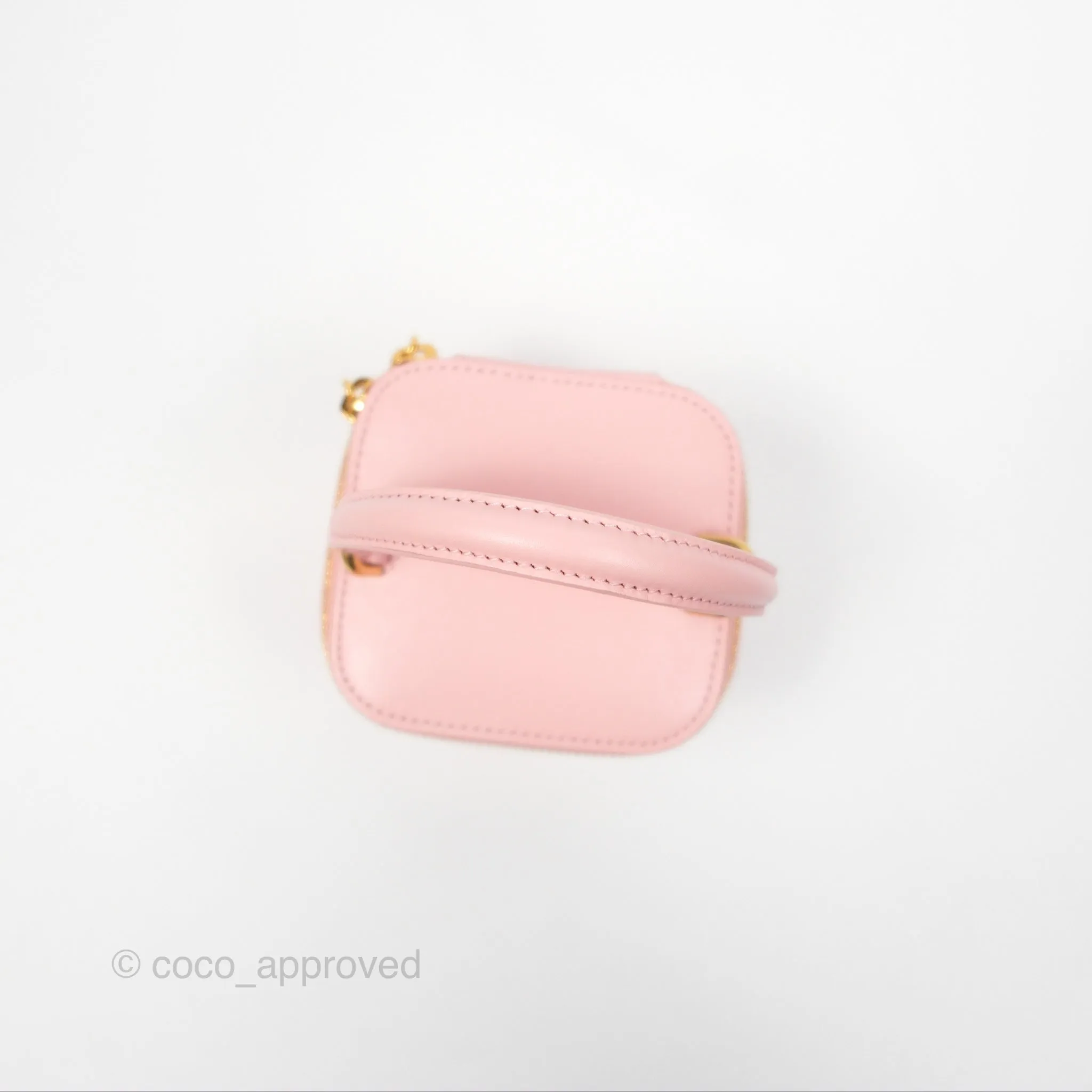 Celine Mini Vanity Case Cuir Triomphe Smooth Calfskin Light Pink
