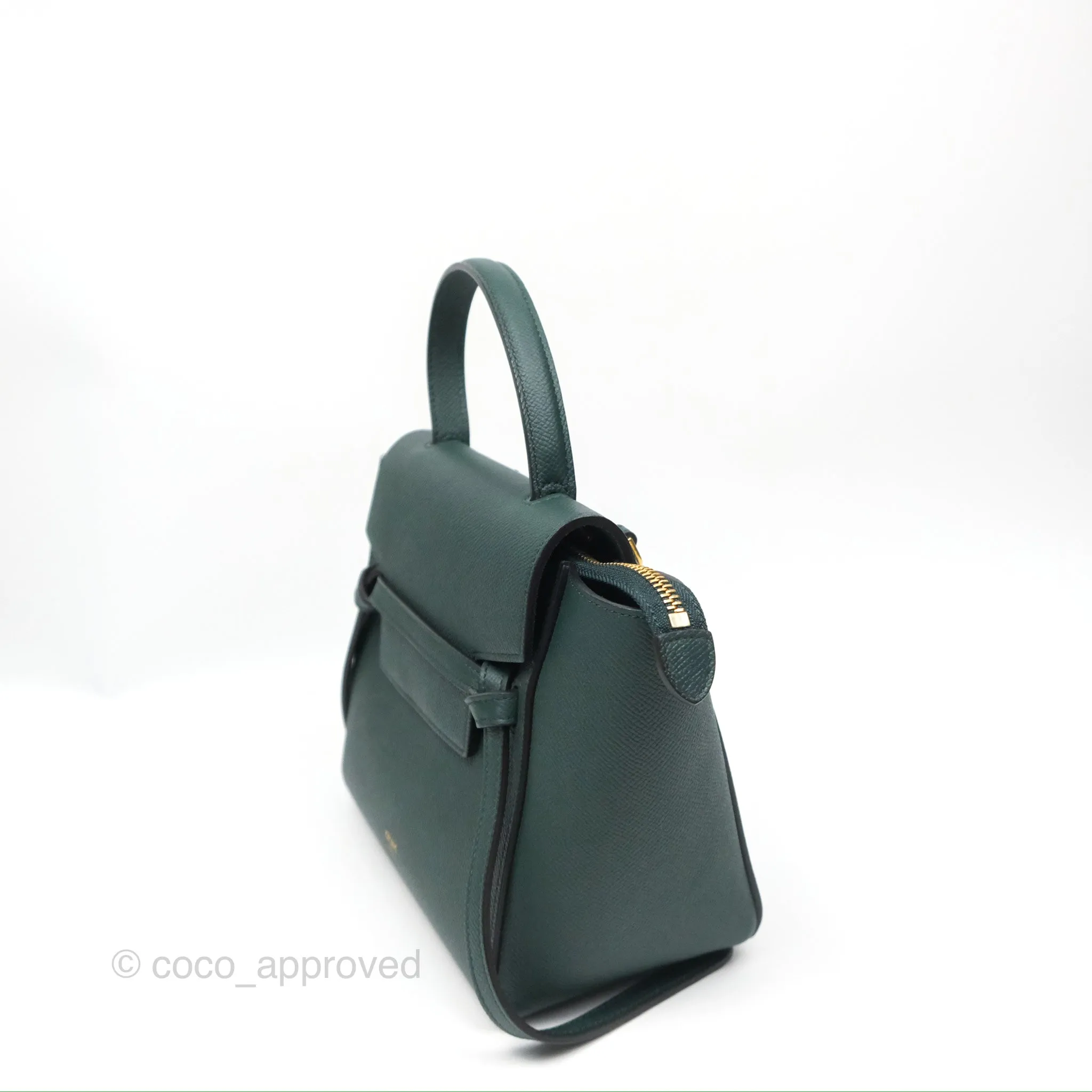 Celine Nano Belt Bag Amazone Grained Calfskin Gold Hardware