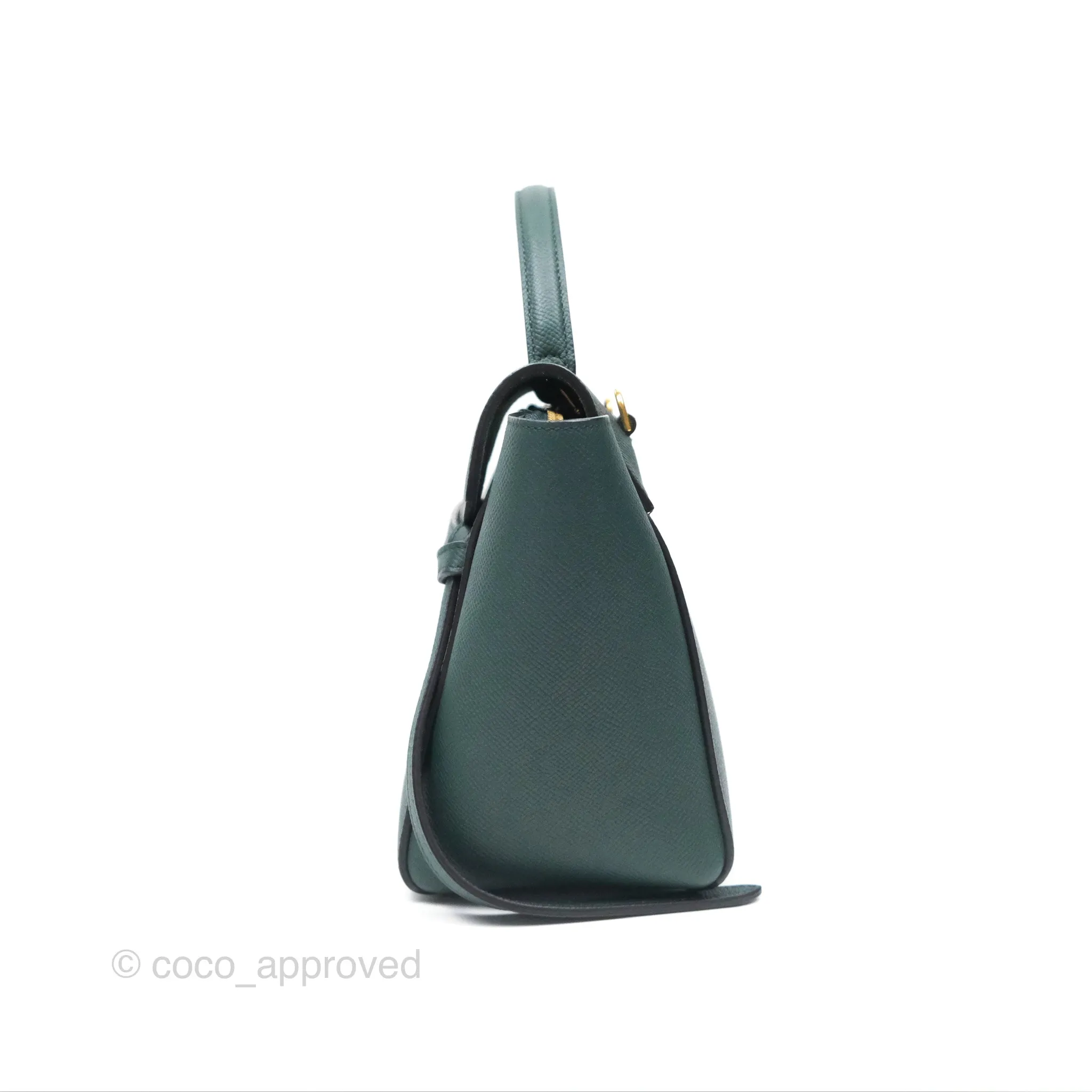 Celine Nano Belt Bag Amazone Grained Calfskin Gold Hardware