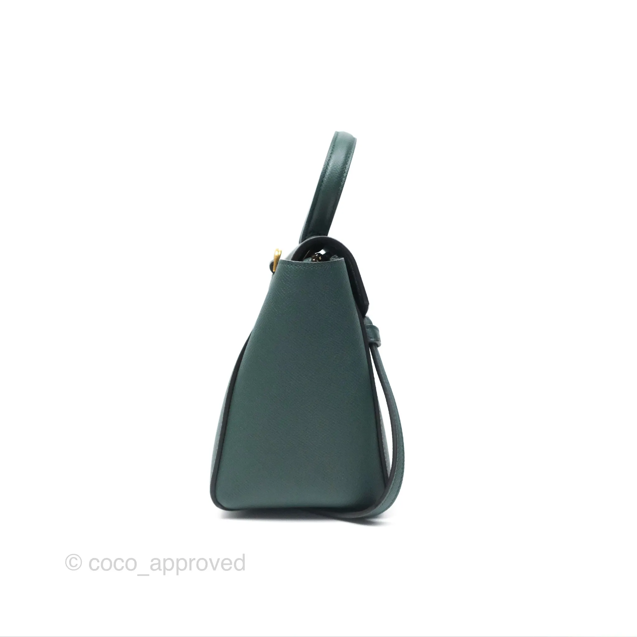 Celine Nano Belt Bag Amazone Grained Calfskin Gold Hardware