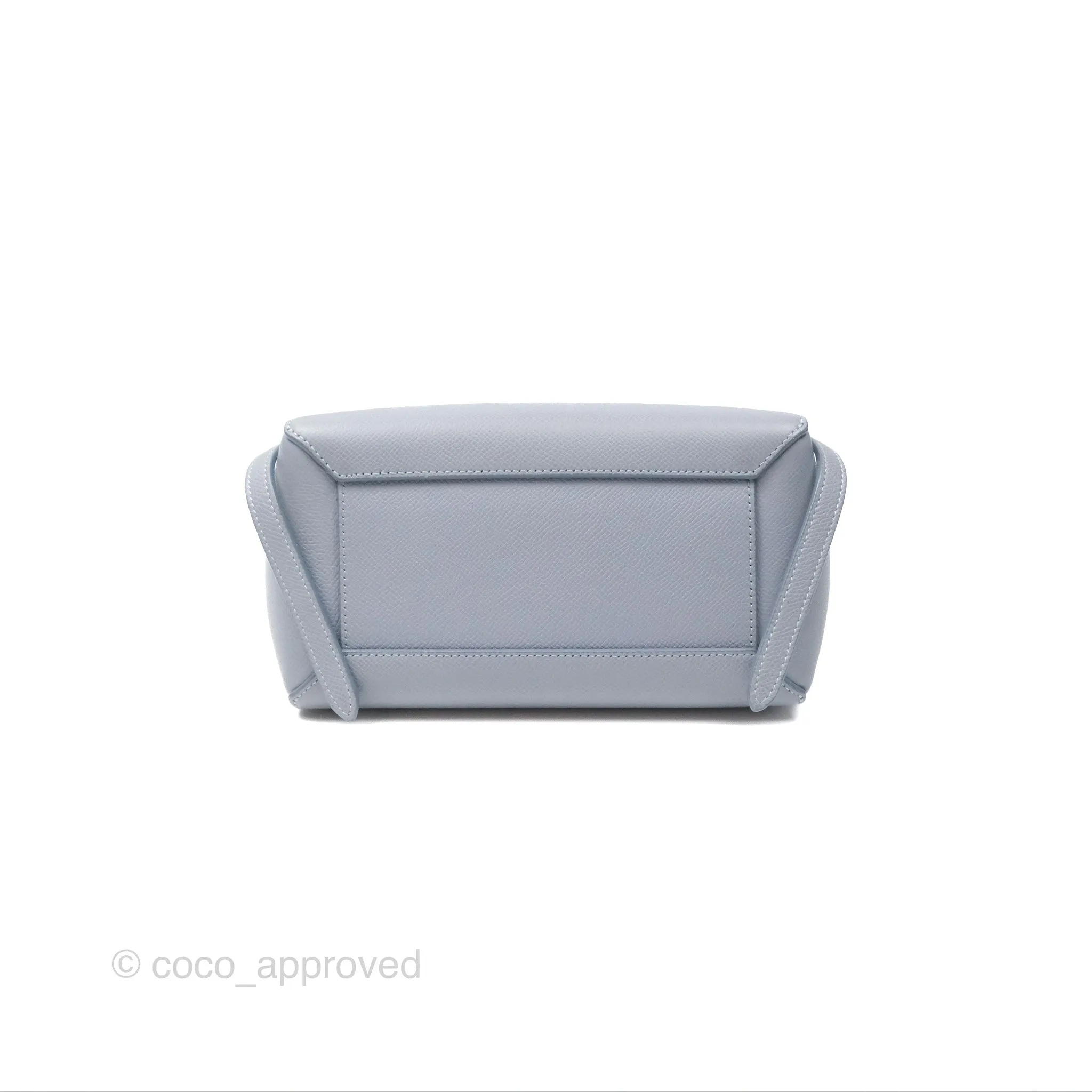 Celine Nano Belt Bag Arctic Blue Grained Calfskin Gold Hardware