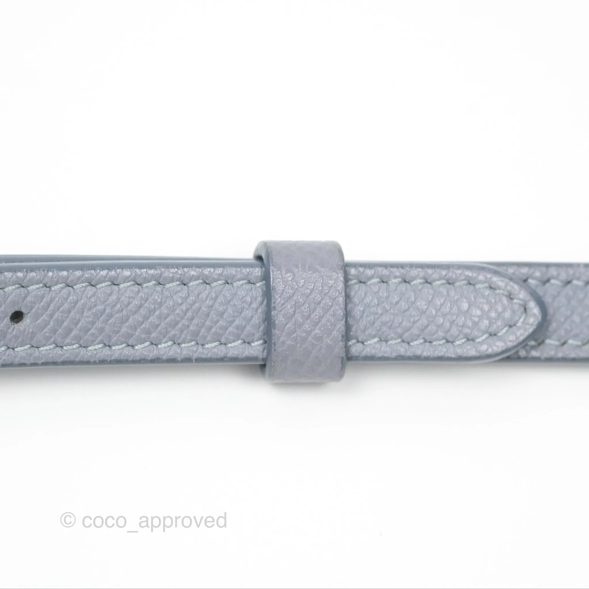 Celine Nano Belt Bag Arctic Blue Grained Calfskin Gold Hardware