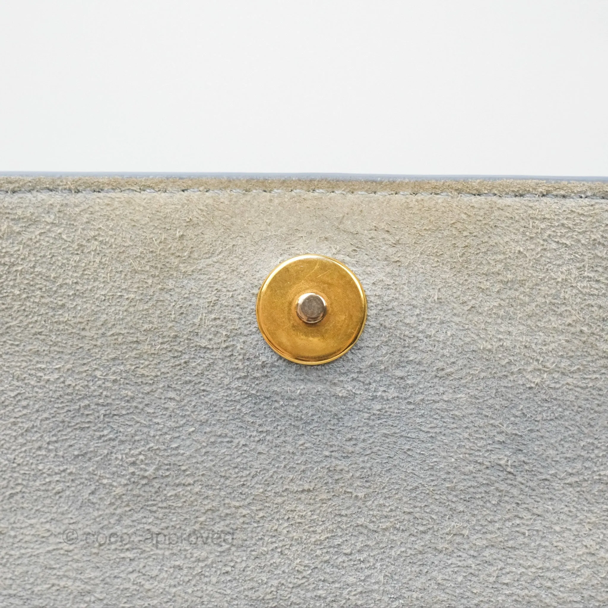 Celine Nano Belt Bag Arctic Blue Grained Calfskin Gold Hardware