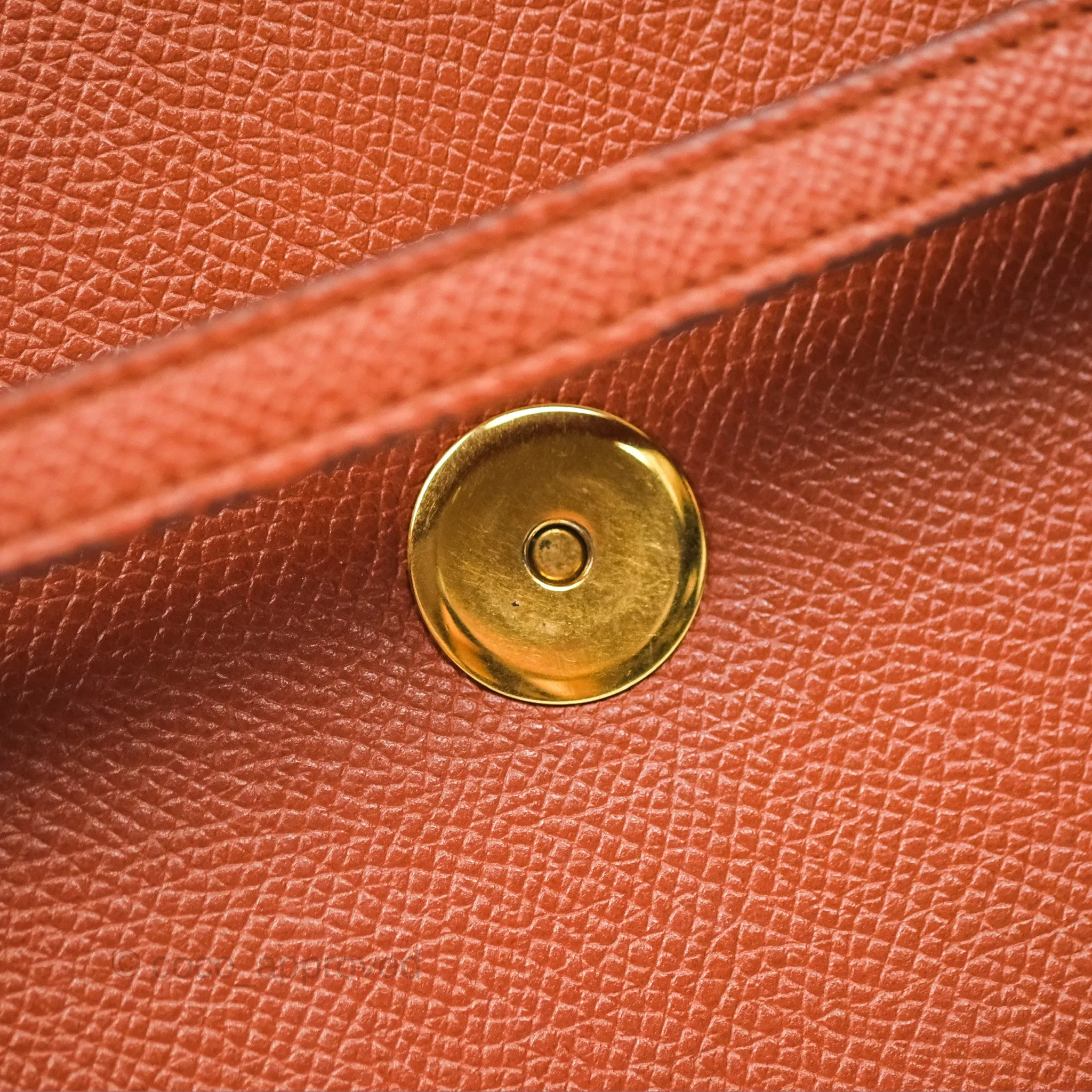 Celine Nano Belt Bag Caramel Grained Calfskin Gold Hardware