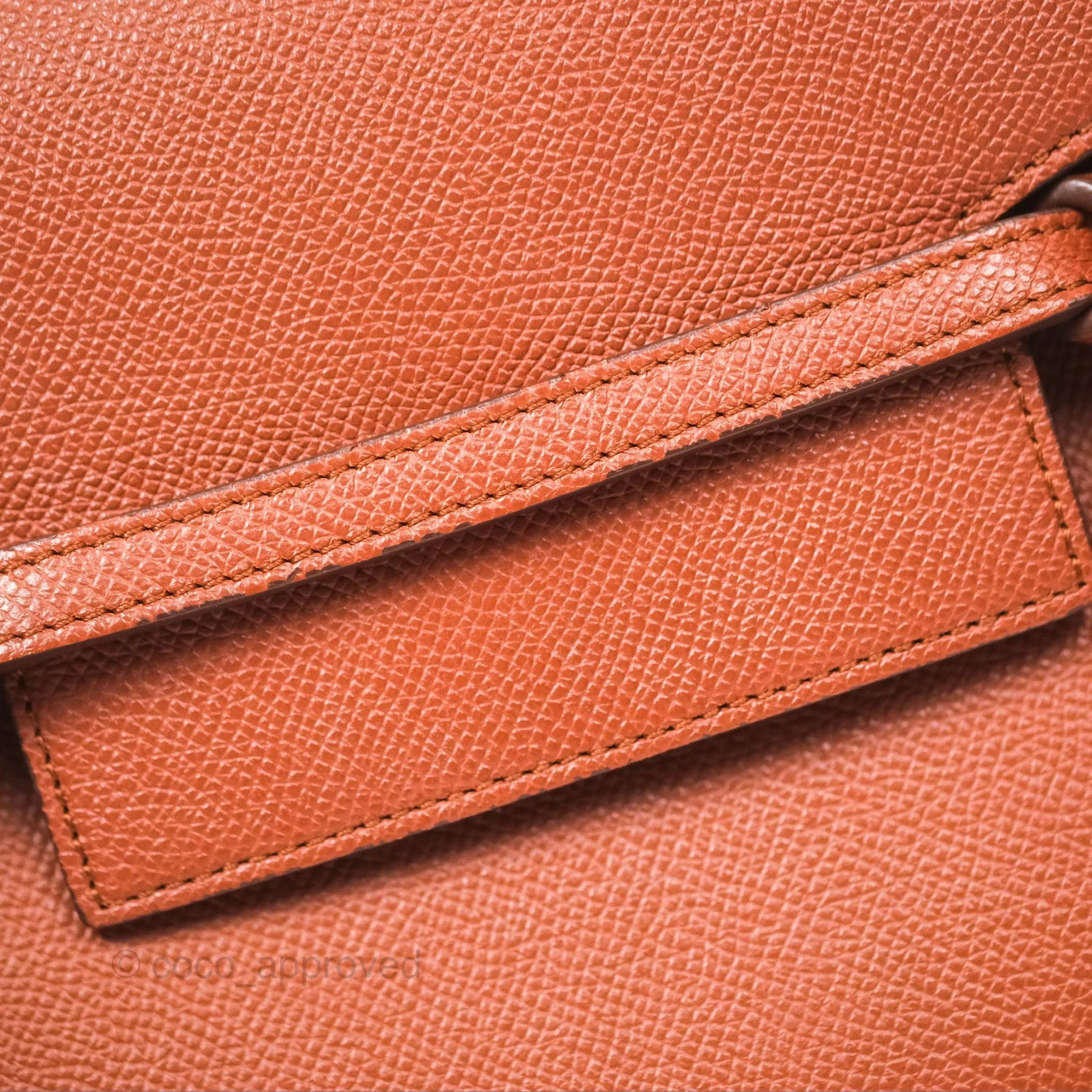 Celine Nano Belt Bag Caramel Grained Calfskin Gold Hardware