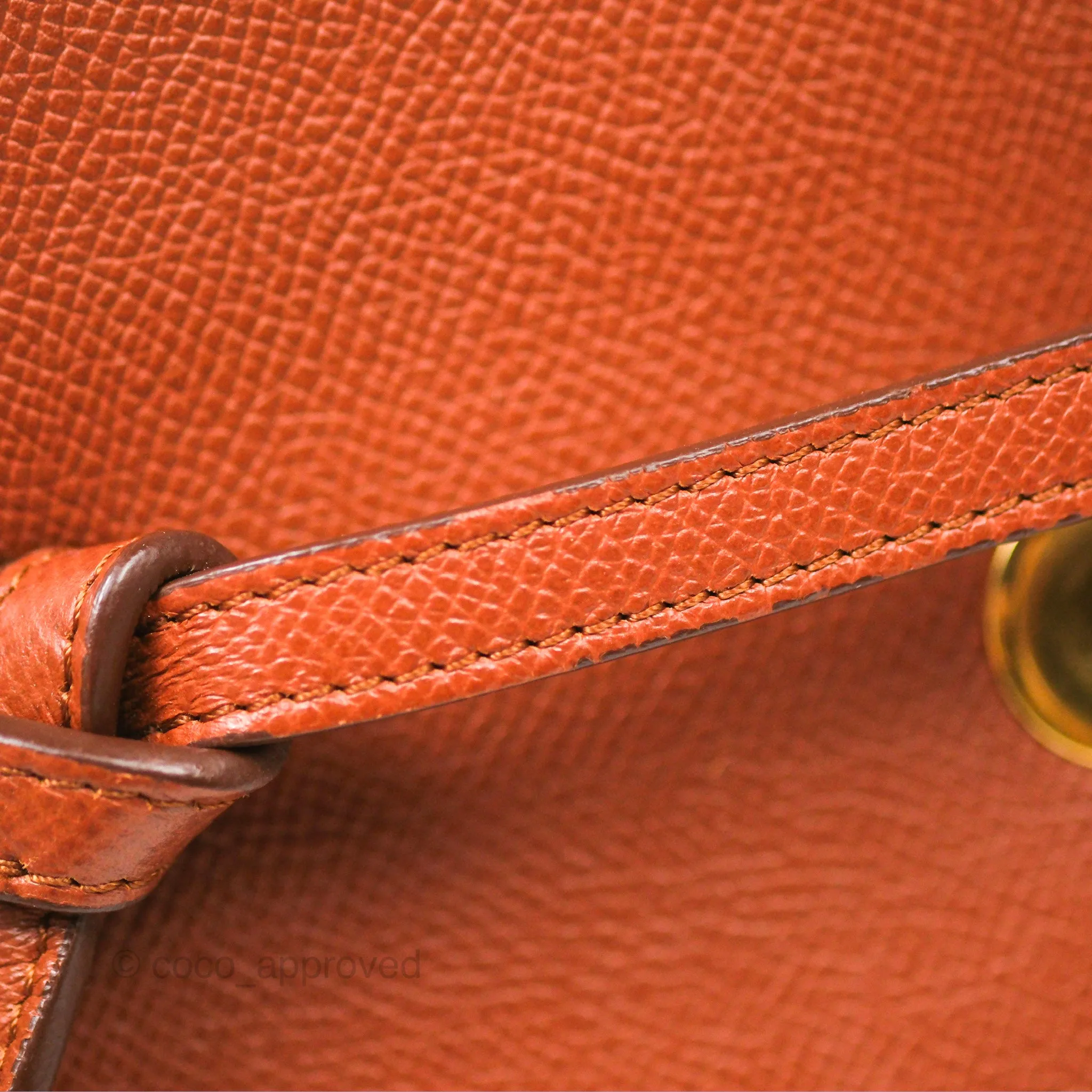 Celine Nano Belt Bag Caramel Grained Calfskin Gold Hardware