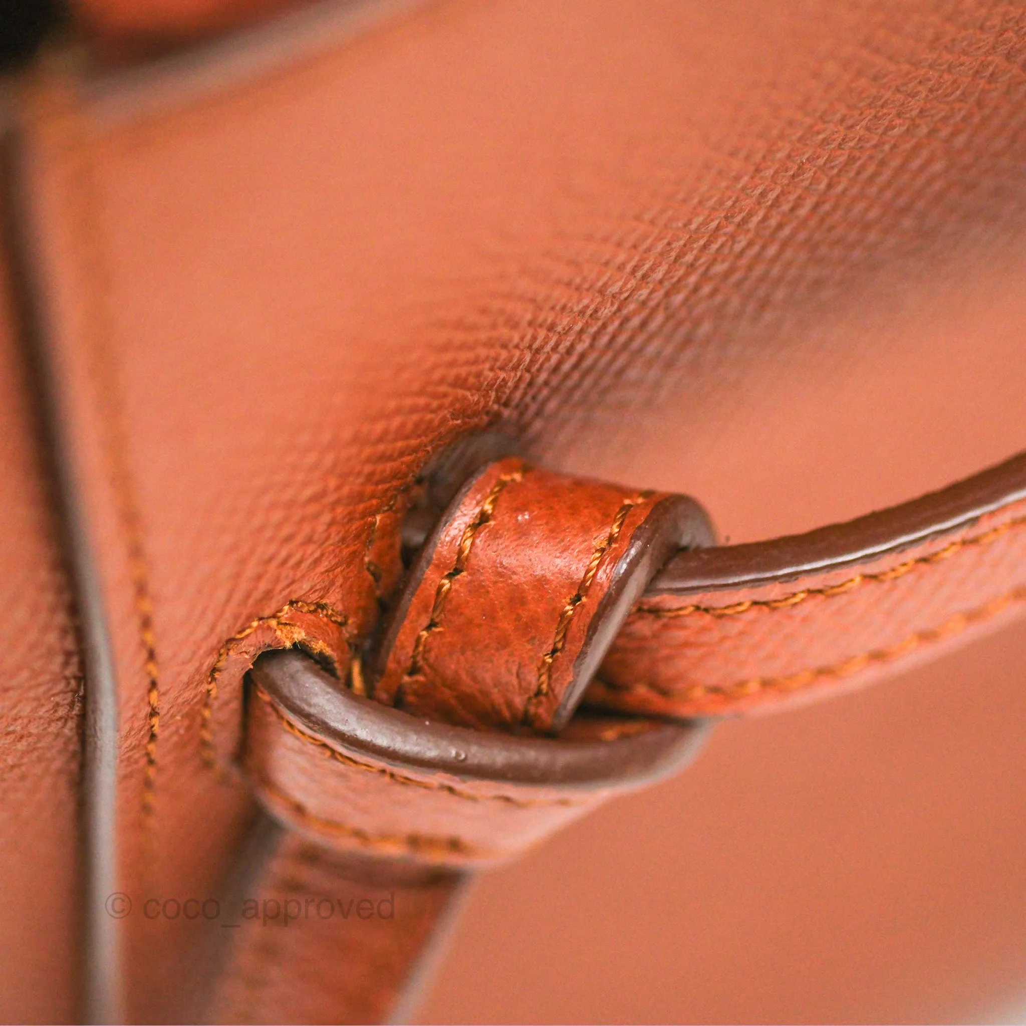 Celine Nano Belt Bag Caramel Grained Calfskin Gold Hardware