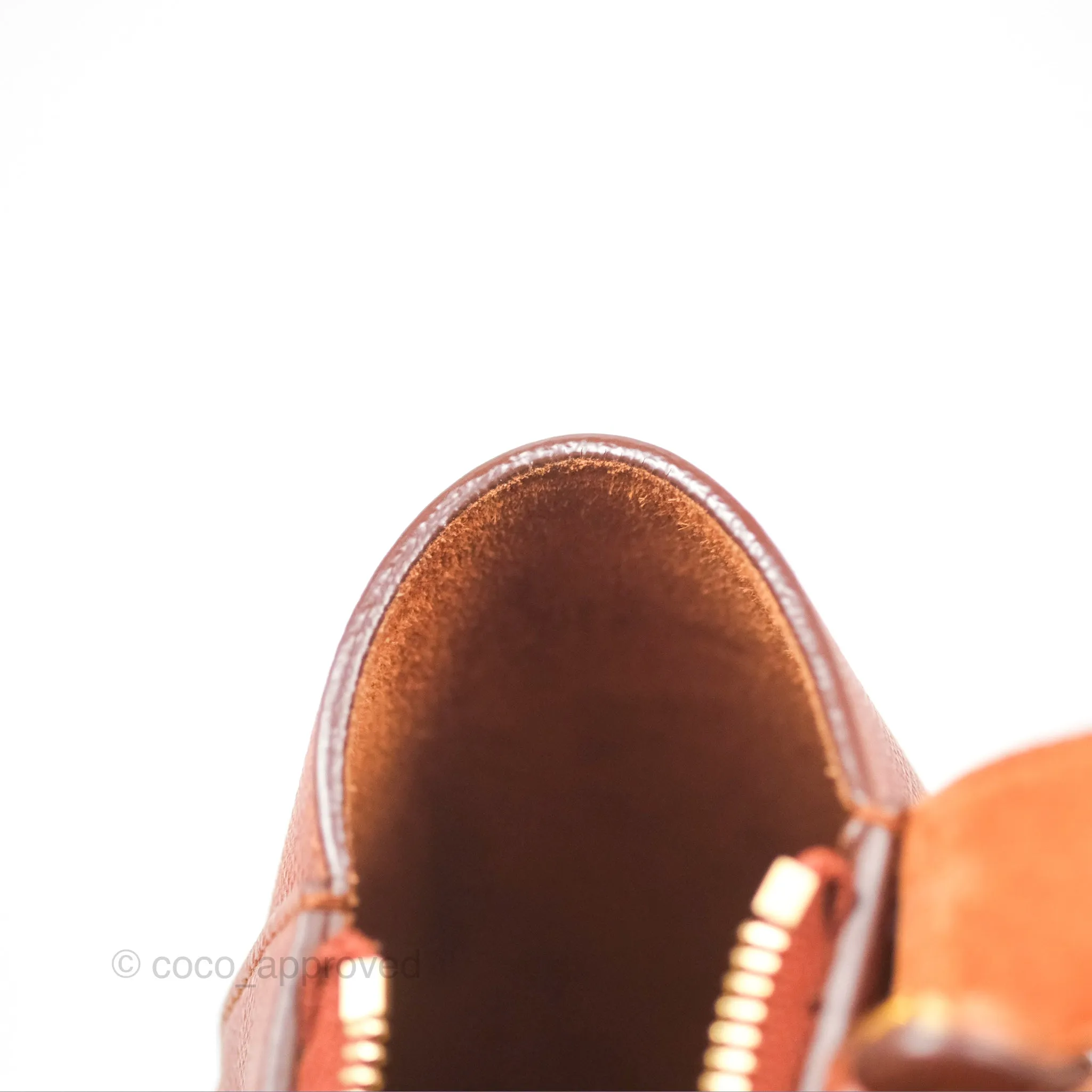 Celine Nano Belt Bag Caramel Grained Calfskin Gold Hardware