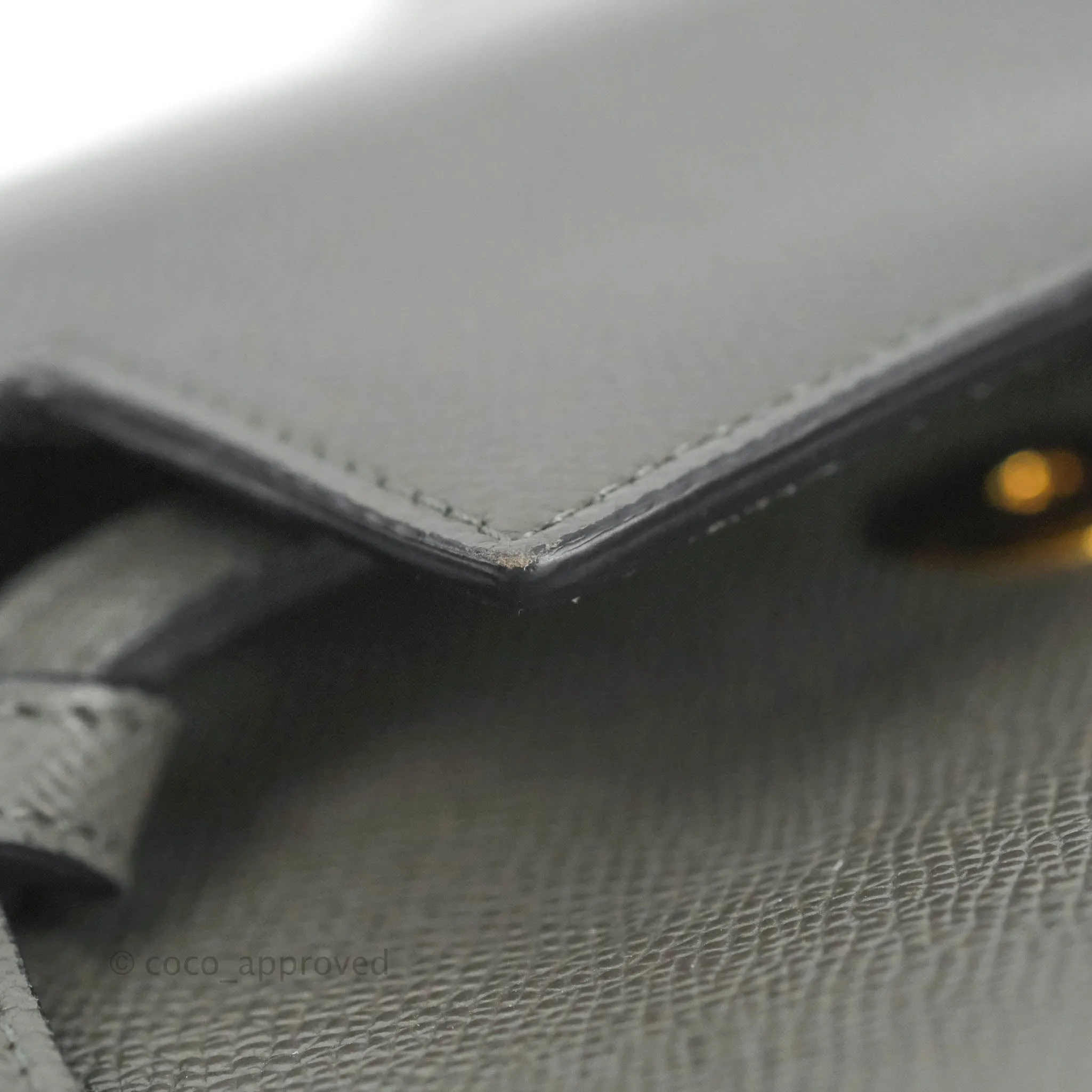 Celine Nano Belt Bag Grey Grained Calfskin Gold Hardware