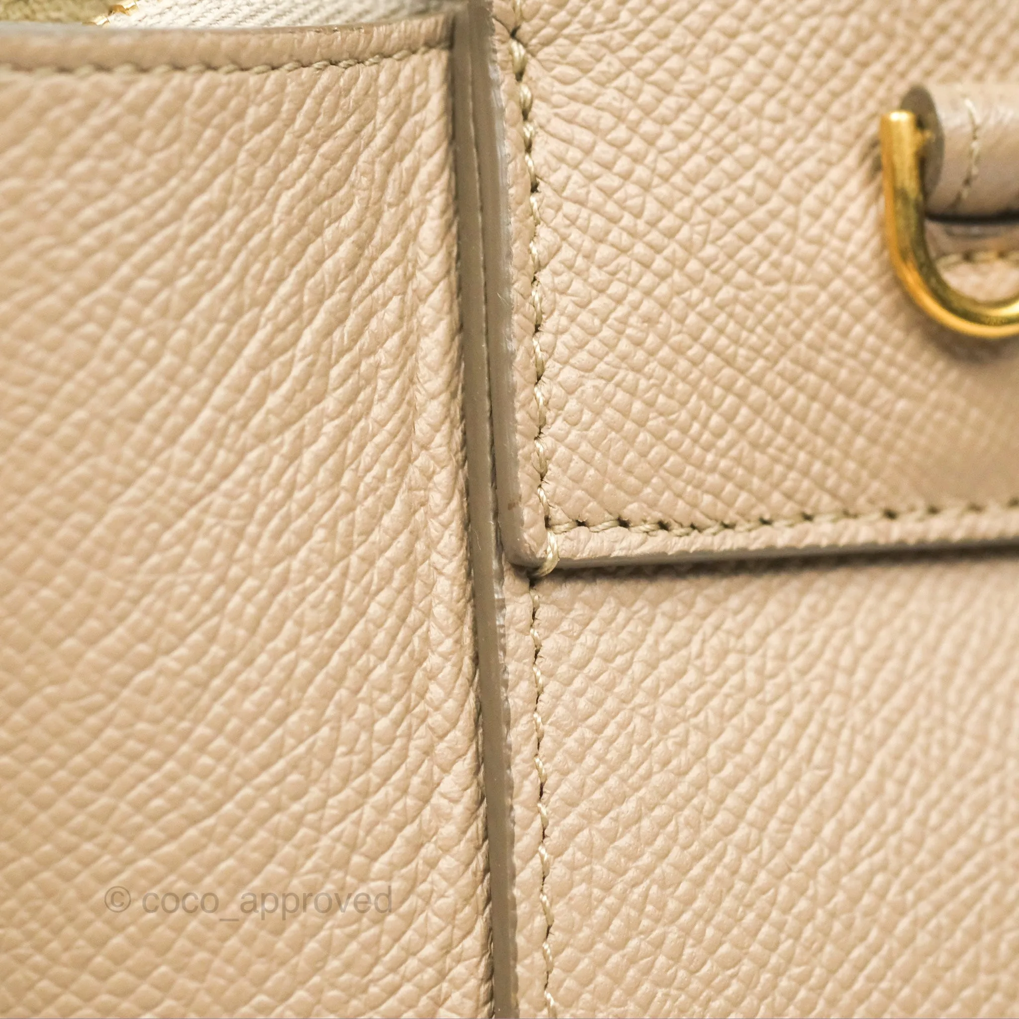 Celine Nano Belt Bag Light Taupe Grained Calfskin Gold Hardware