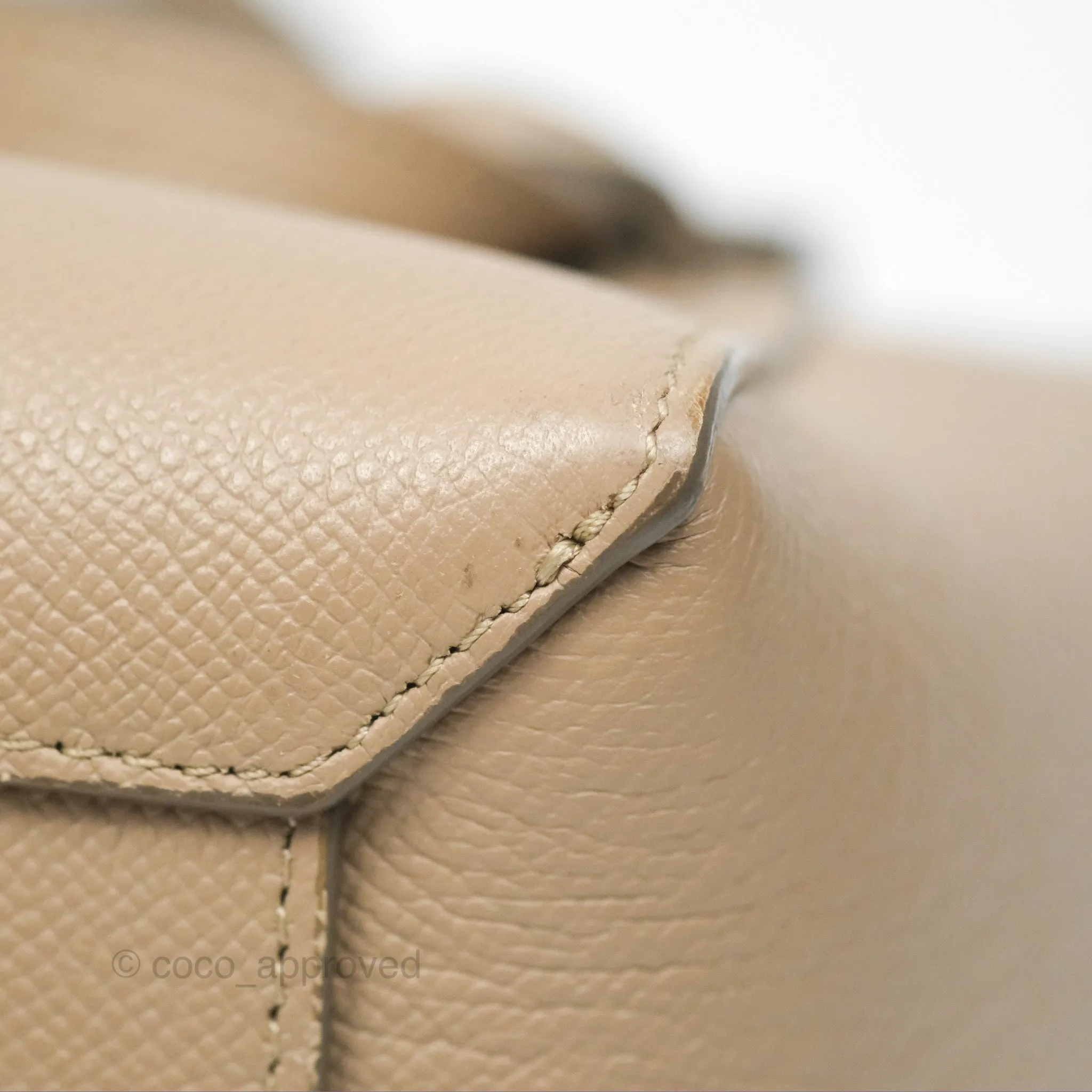 Celine Nano Belt Bag Light Taupe Grained Calfskin Gold Hardware