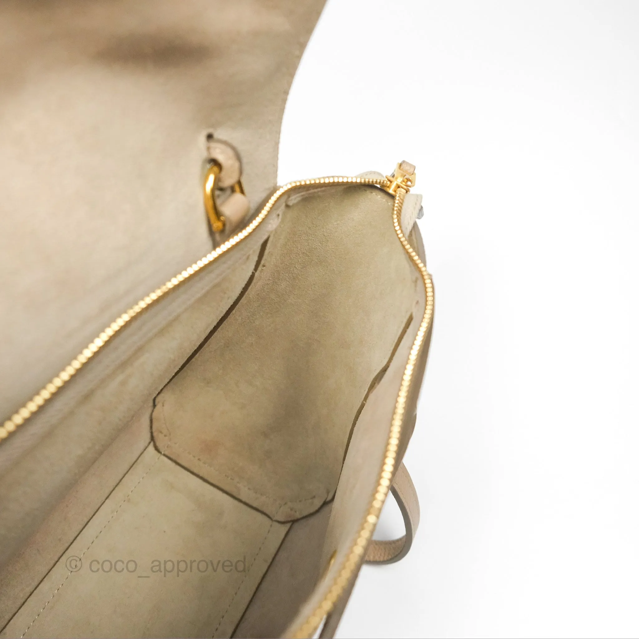 Celine Nano Belt Bag Light Taupe Grained Calfskin Gold Hardware