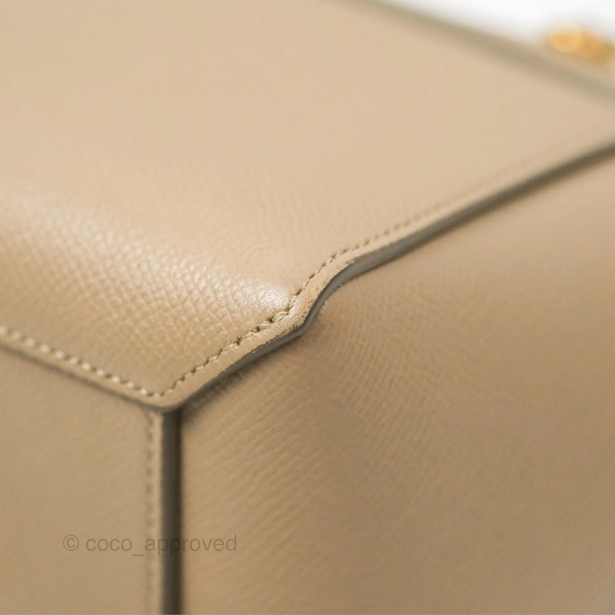 Celine Nano Belt Bag Light Taupe Grained Calfskin Gold Hardware