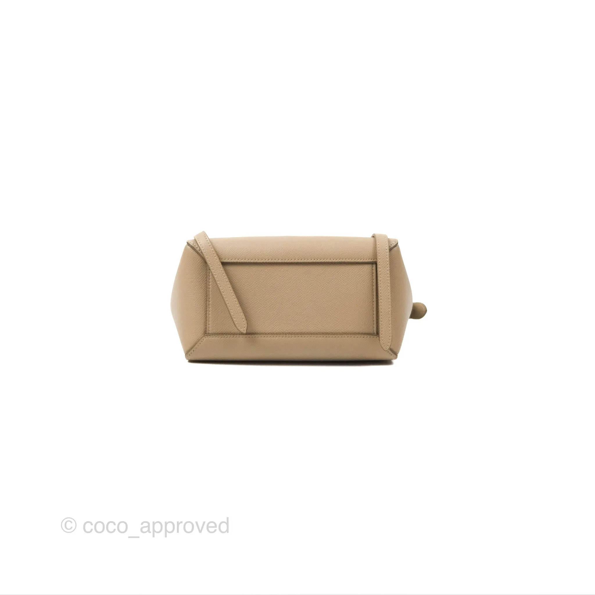 Celine Nano Belt Bag Light Taupe Grained Calfskin Gold Hardware