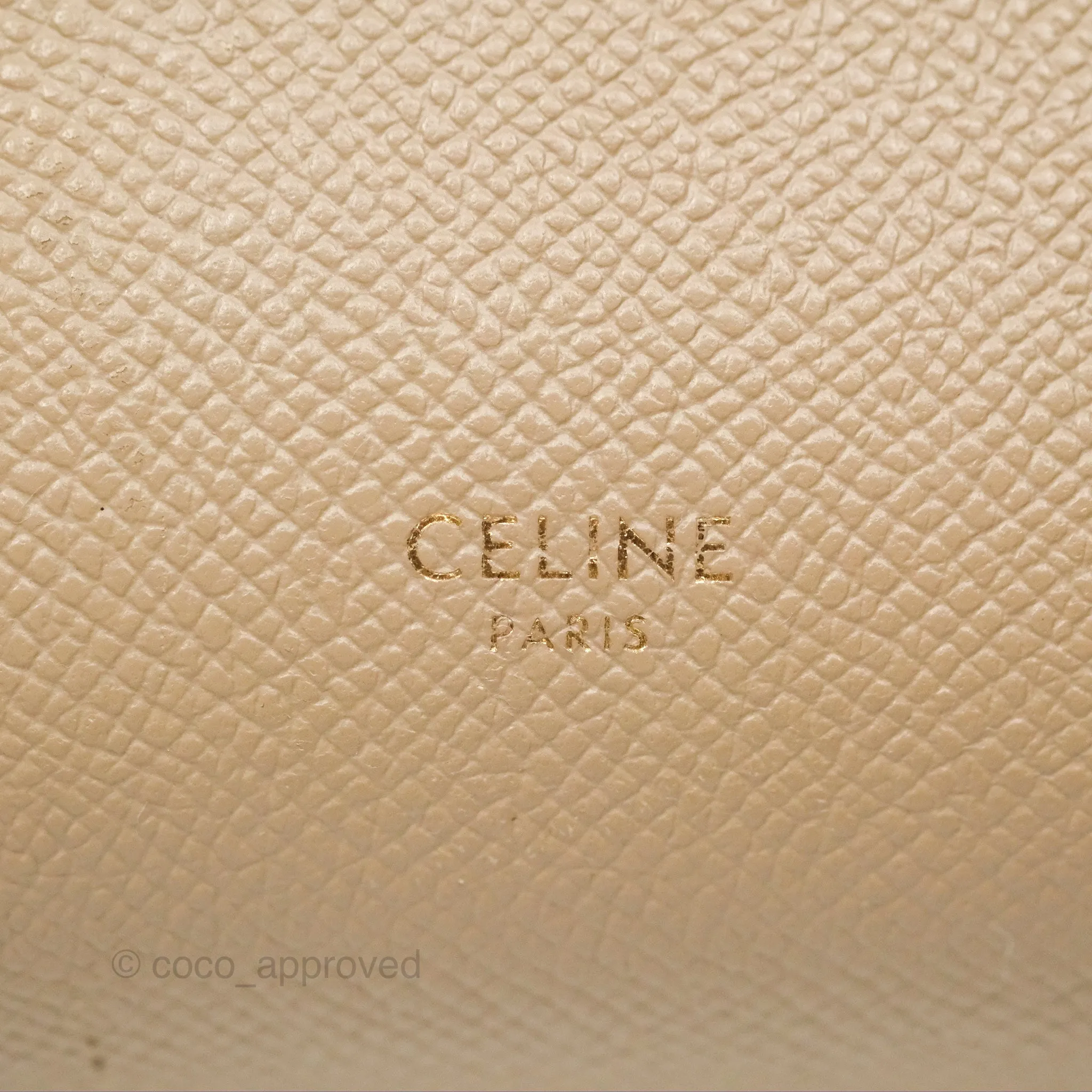 Celine Nano Belt Bag Light Taupe Grained Calfskin Gold Hardware