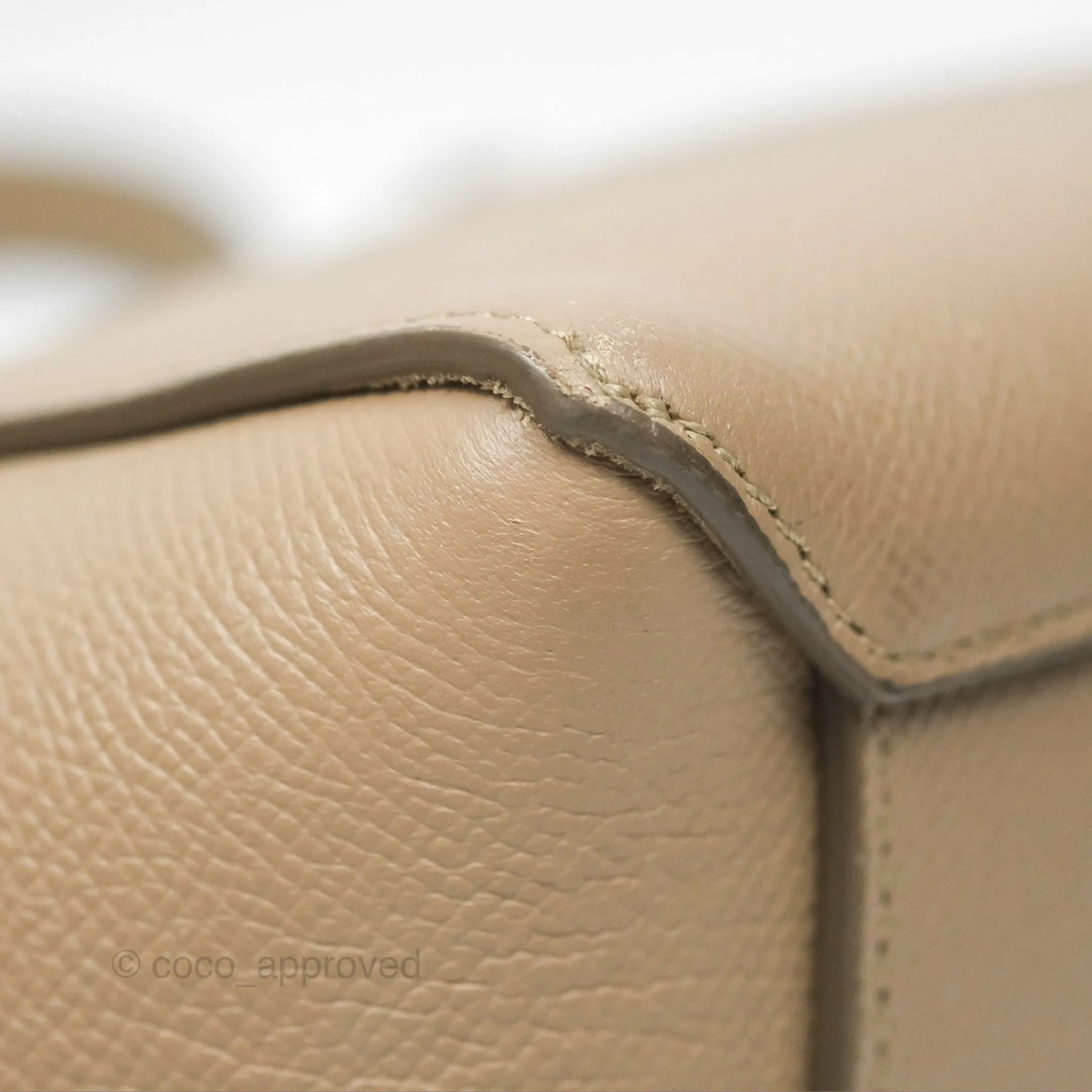 Celine Nano Belt Bag Light Taupe Grained Calfskin Gold Hardware