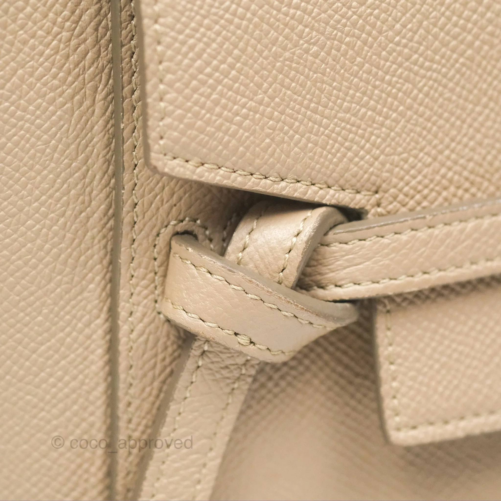 Celine Nano Belt Bag Light Taupe Grained Calfskin Gold Hardware